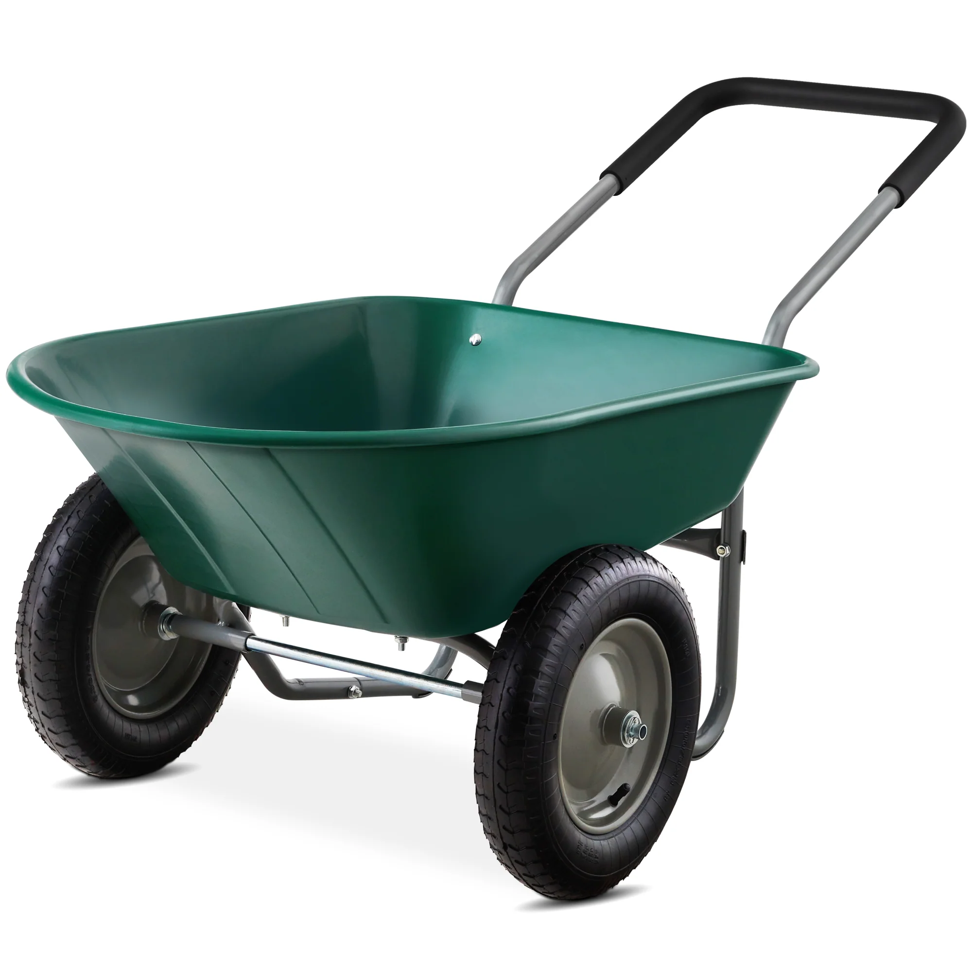 Dual-Wheel Wheelbarrow Garden Cart - Image 36