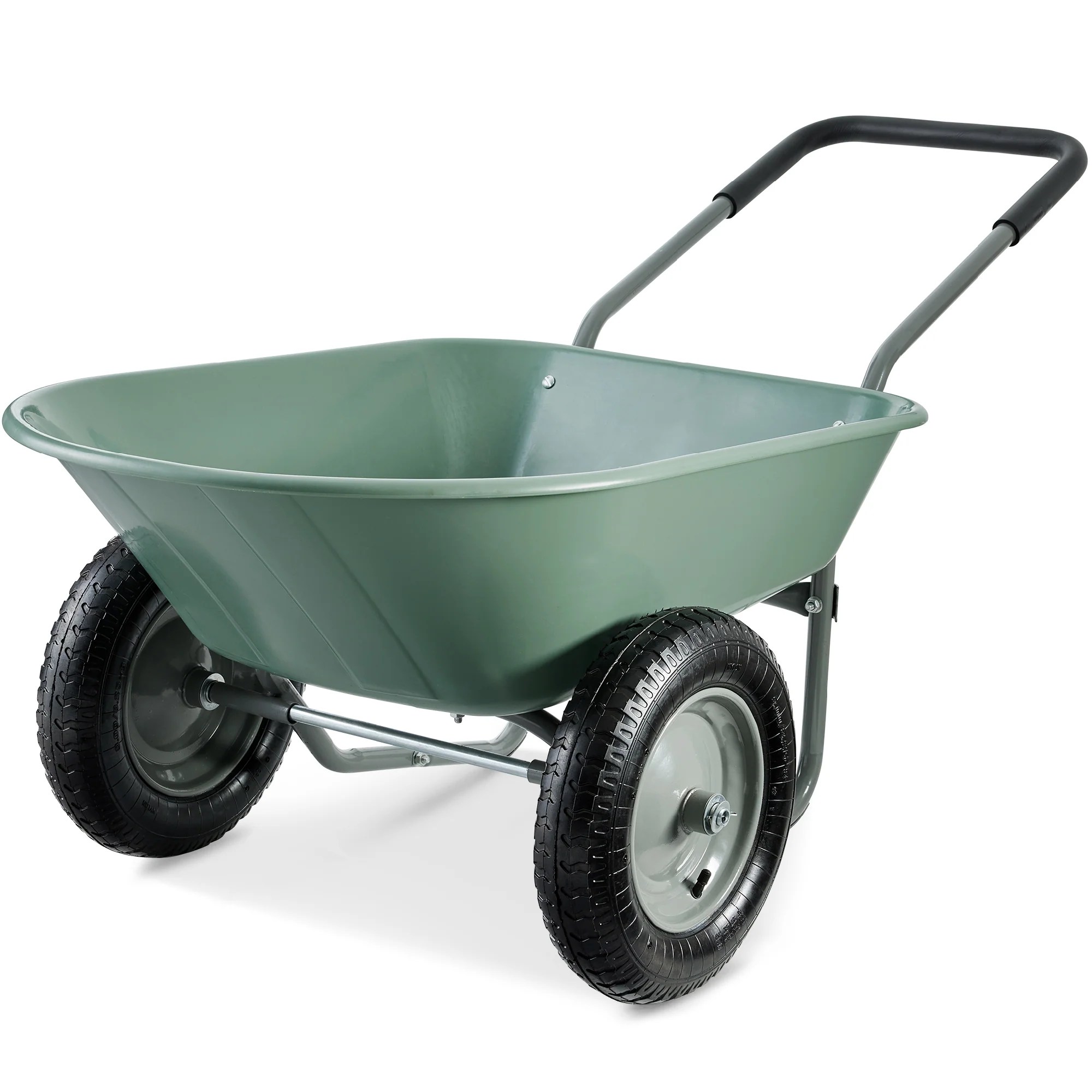 Dual-Wheel Wheelbarrow Garden Cart - Image 64