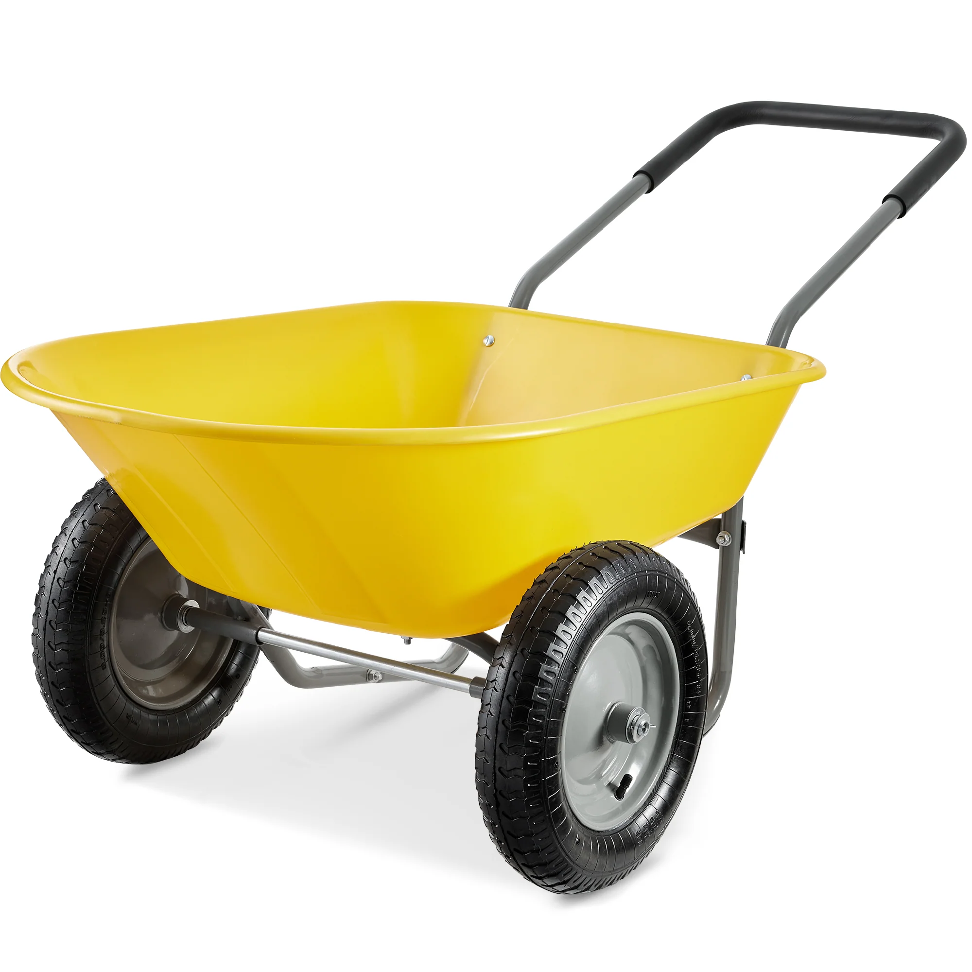 Dual-Wheel Wheelbarrow Garden Cart - Image 8
