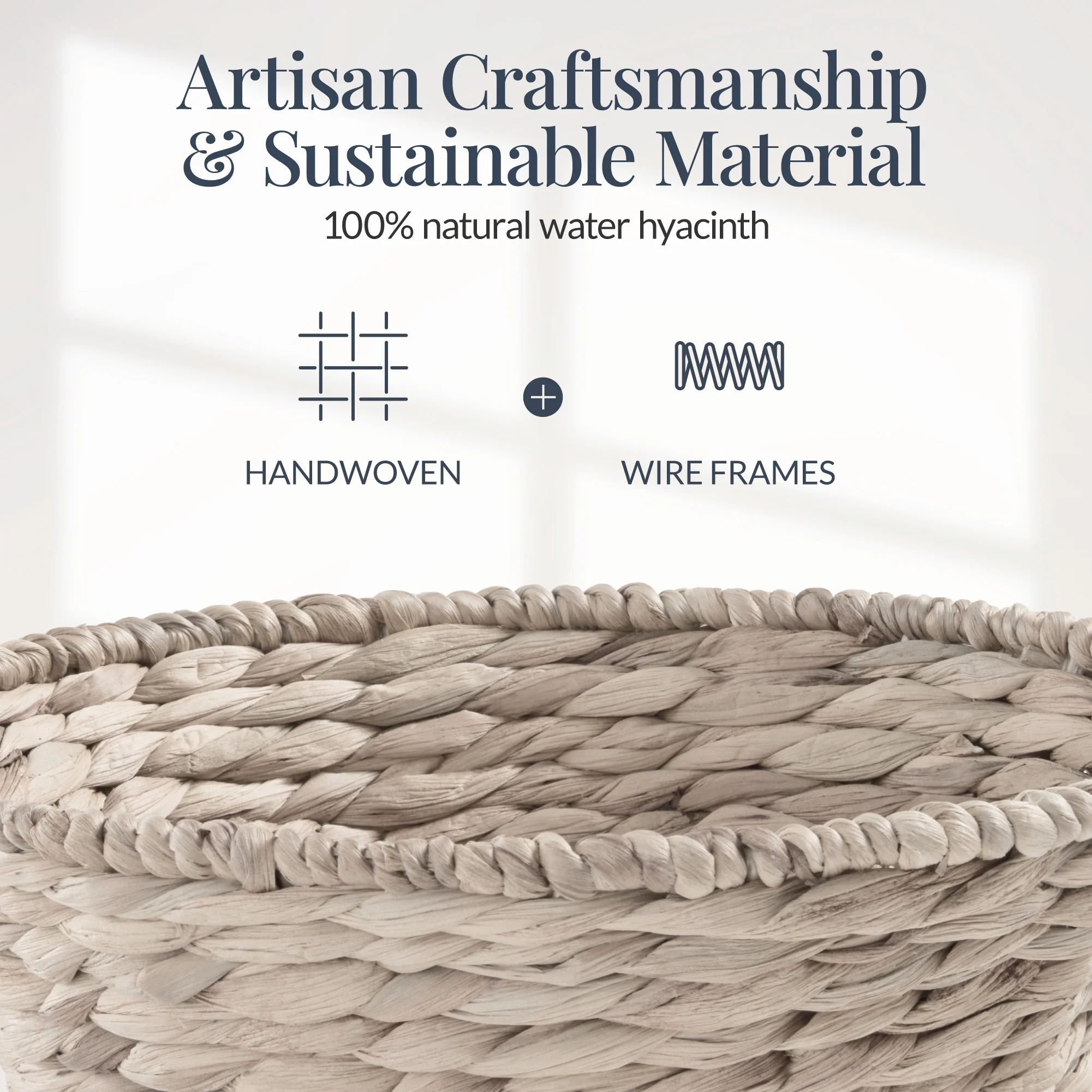 Handwoven Medium Gift Basket w/Collapsible Handle For Celebrations, 15 Inch - Image 13