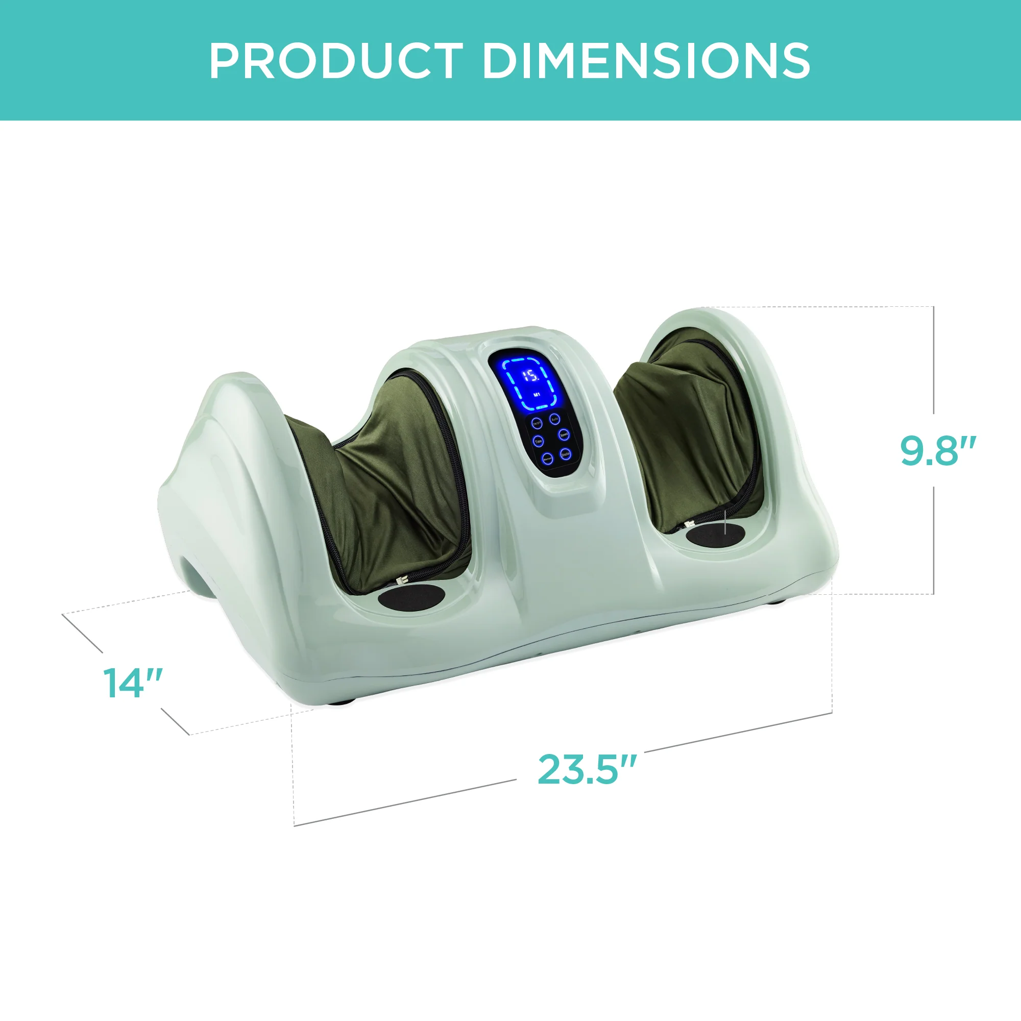Therapeutic Foot Massager w/ High Intensity Rollers, Remote, 3 Modes - Image 21