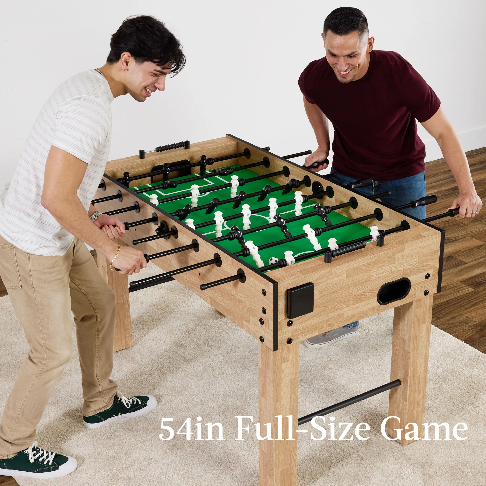 Large Full-Size Foosball Table w/ 2 Balls, 2 Cup Holders - 54in - Image 21