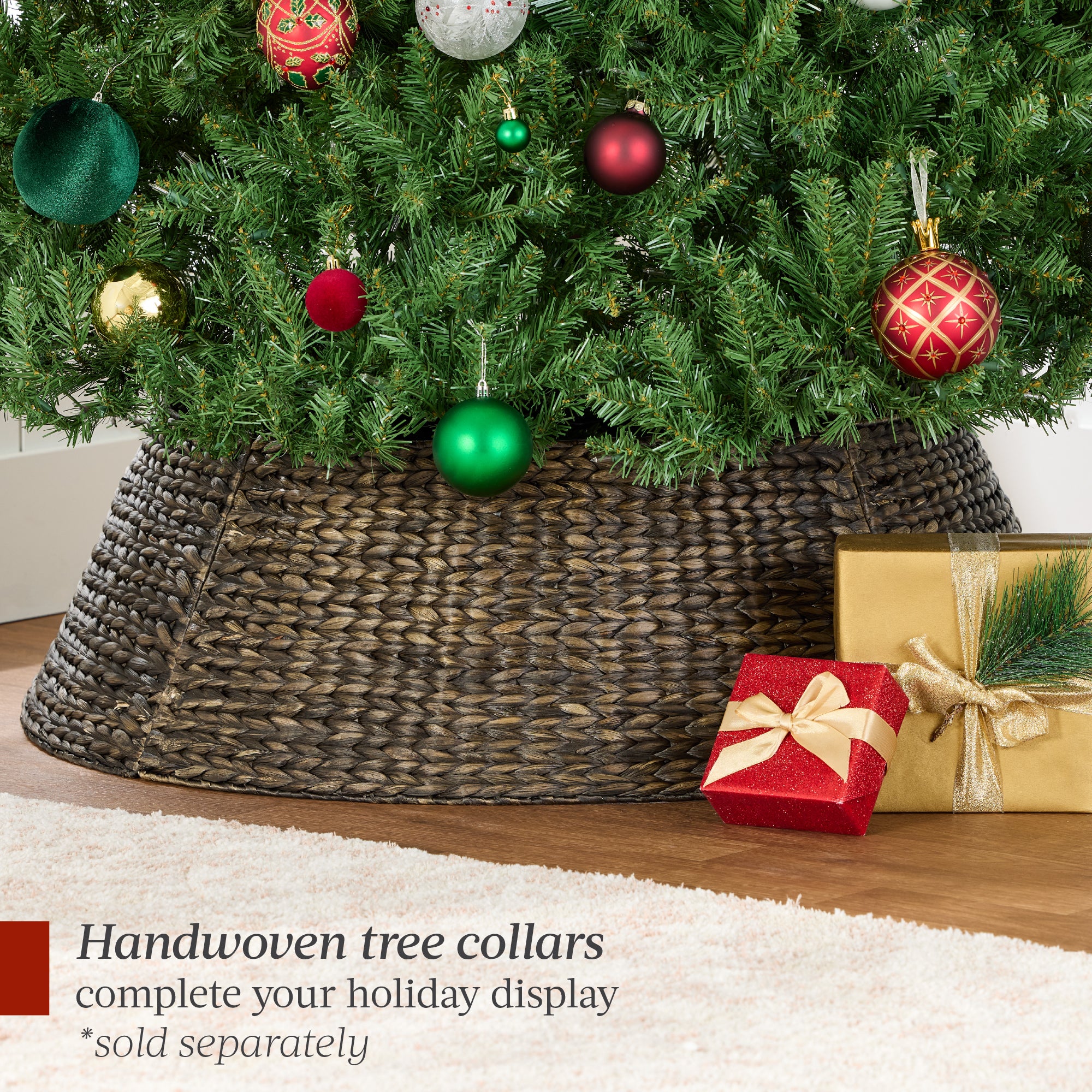 Hinged Douglas Full Fir Artificial Christmas Tree w/ Metal Stand - Image 15
