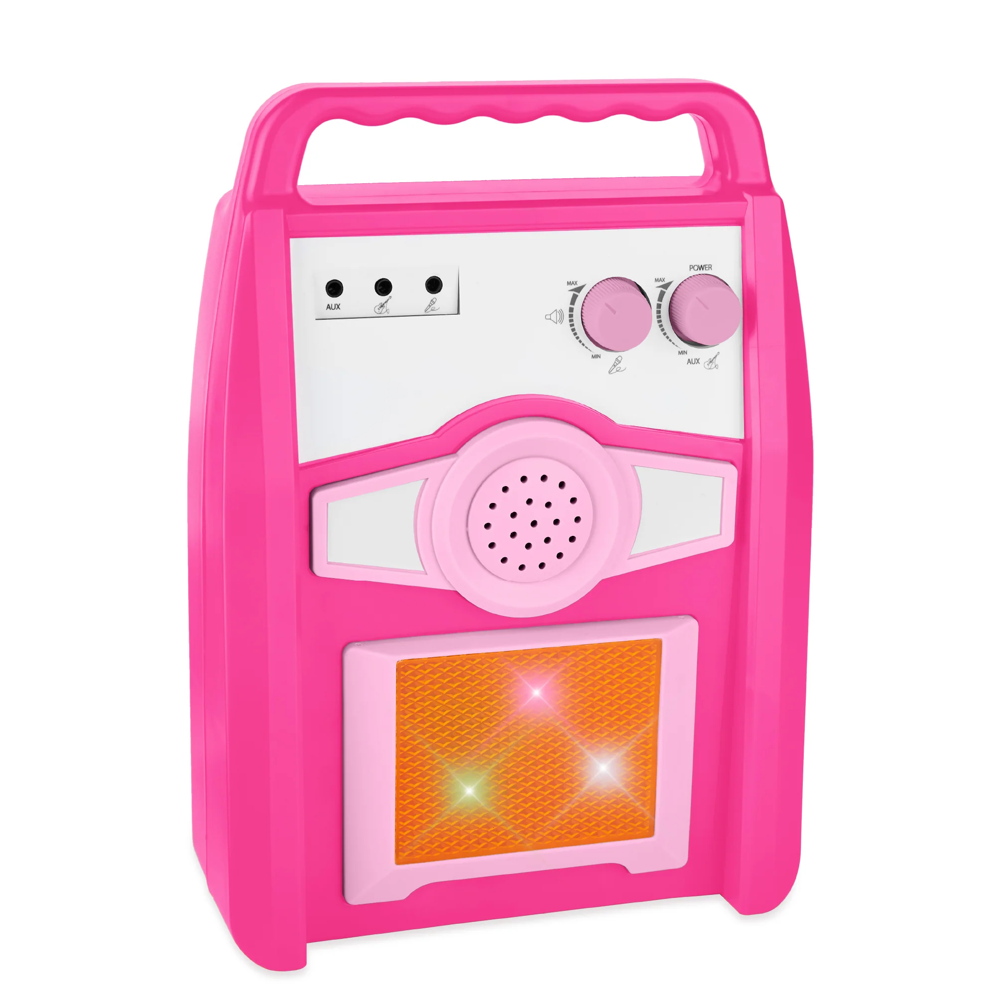 Kids Electric Guitar Toy Play Set w/ 6 Songs, Microphone, Amp - Image 12