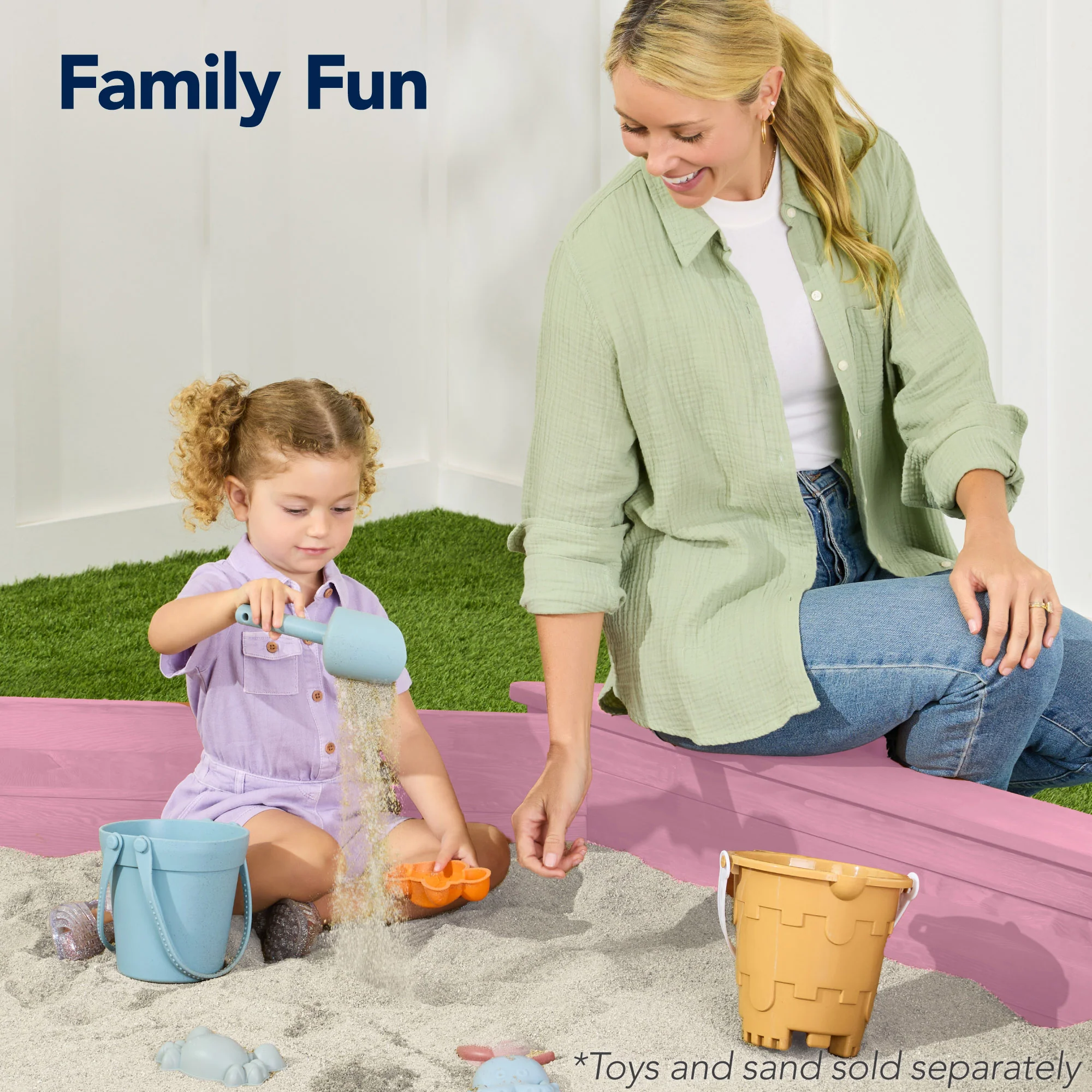 Kid's Wooden Octagonal Sandbox w/ Sand Cover, 4 Reinforced Benches, 8 Seats - Image 34