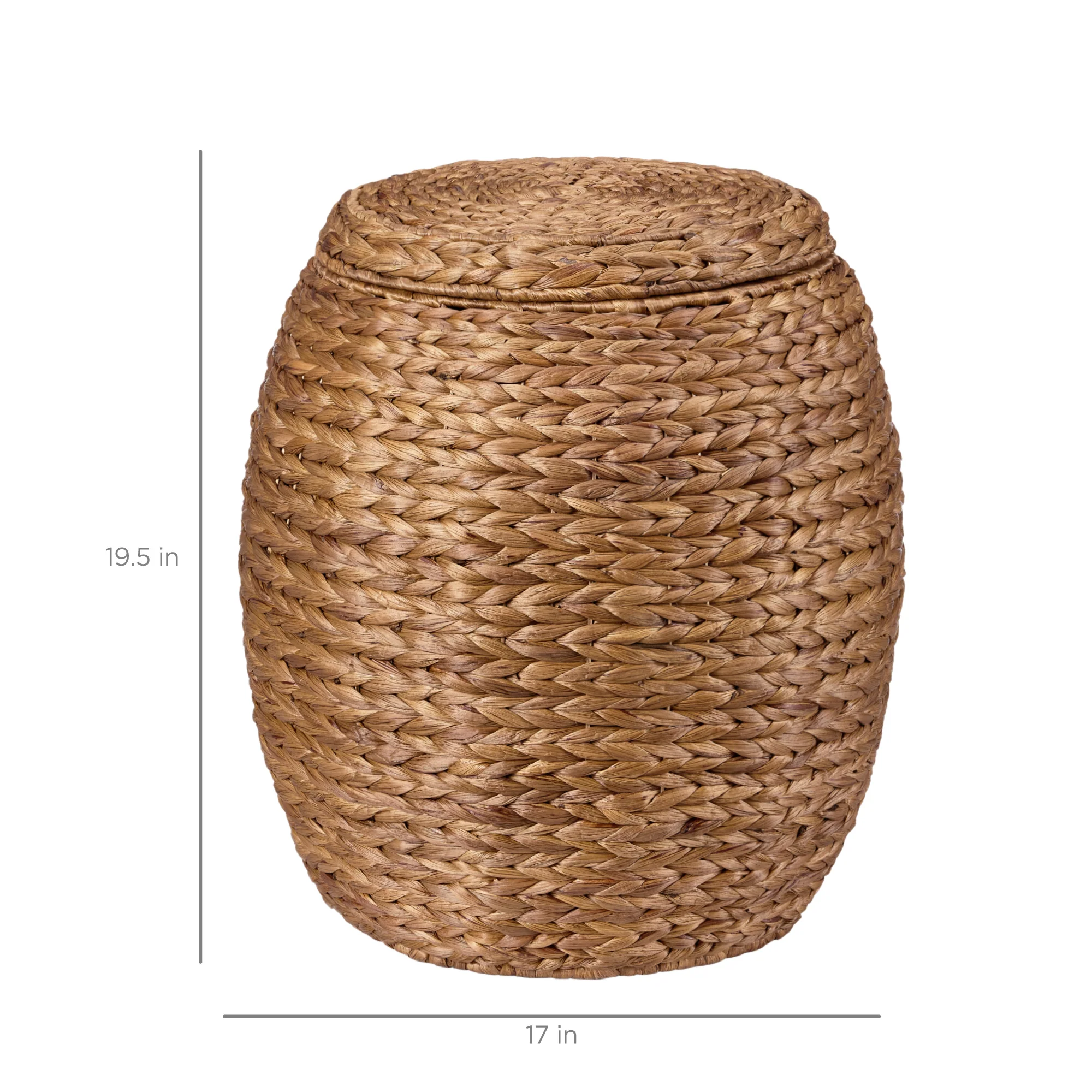 Multipurpose Hyacinth Storage Tote Basket - Image 16