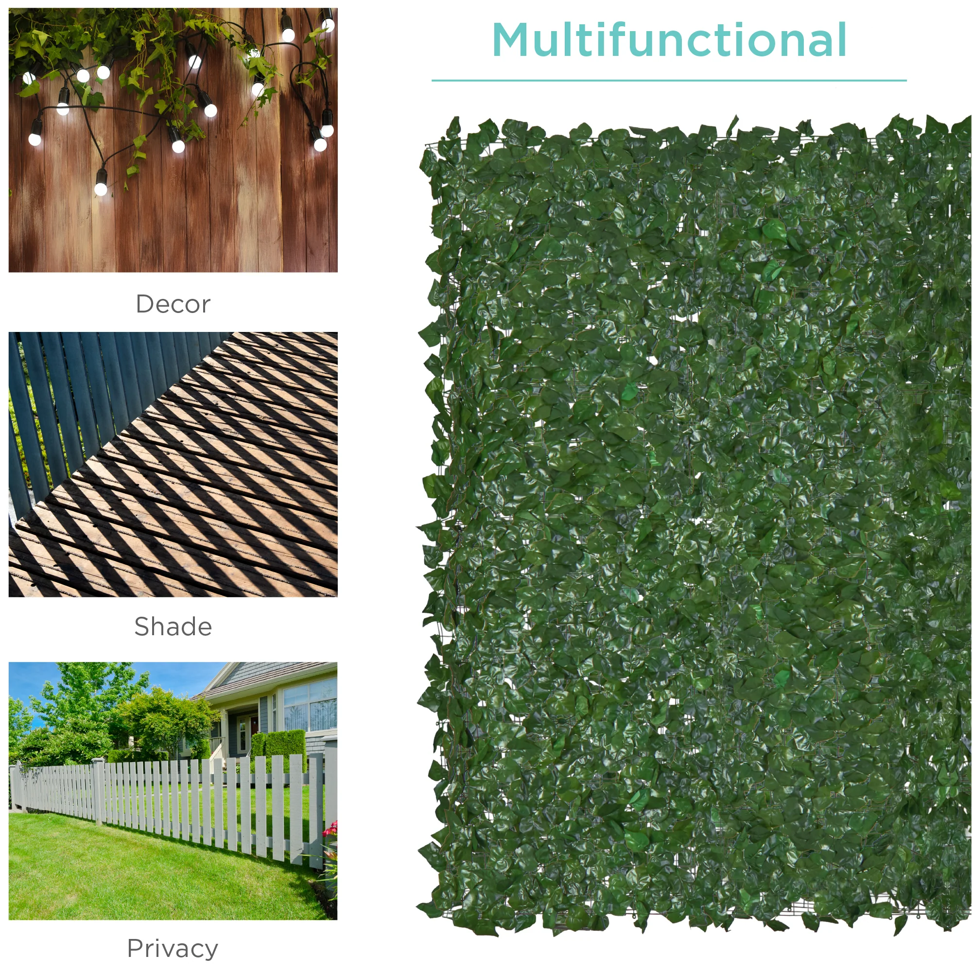 Outdoor Faux Ivy Privacy Screen Fence - Image 3