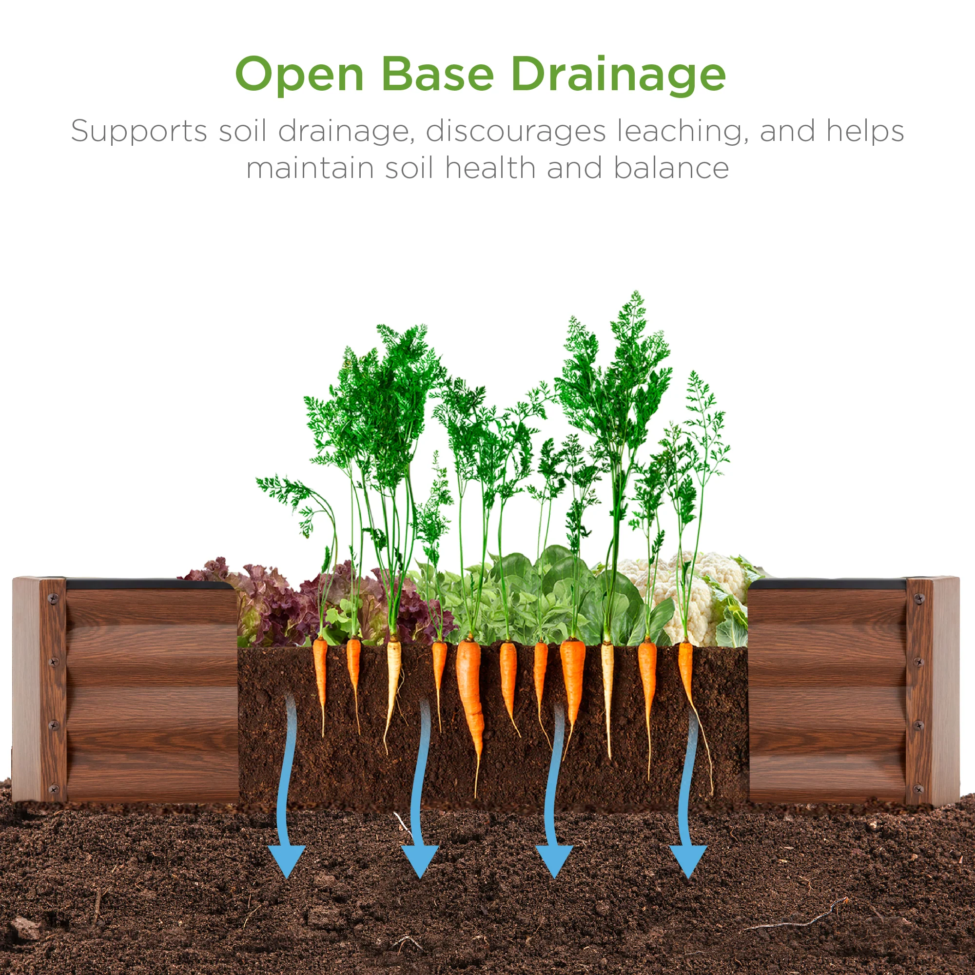 Outdoor Metal Raised Garden Bed for Vegetables, Flowers, Herbs - 6x3x1ft - Image 18