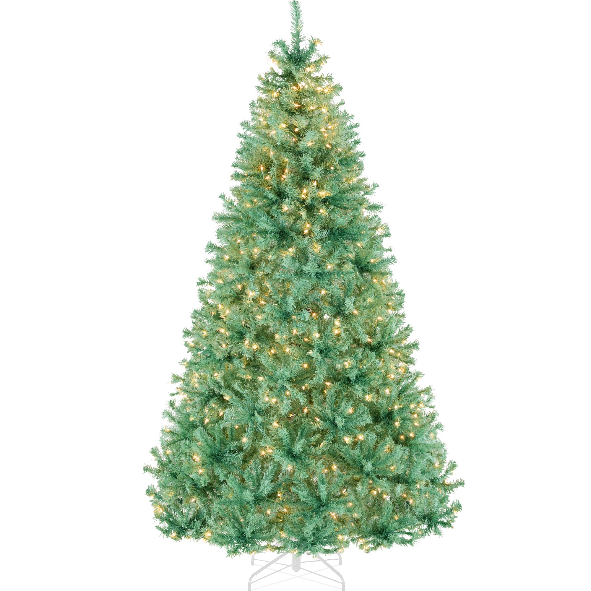 Pre-Lit Artificial Sage Green Christmas Tree w/ Incandescent Lights - Image 10