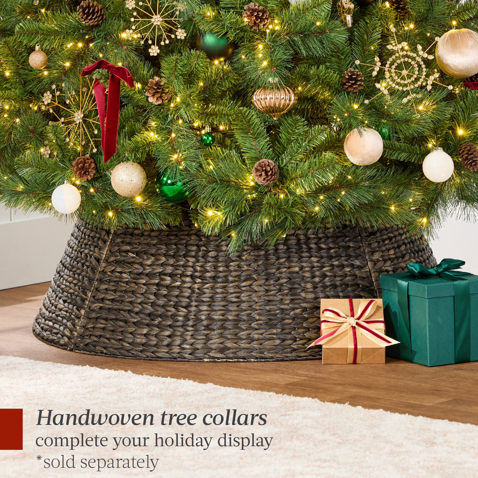 Pre-Lit Artificial Scotch Pine Christmas Tree w/ Metal Stand - Image 18