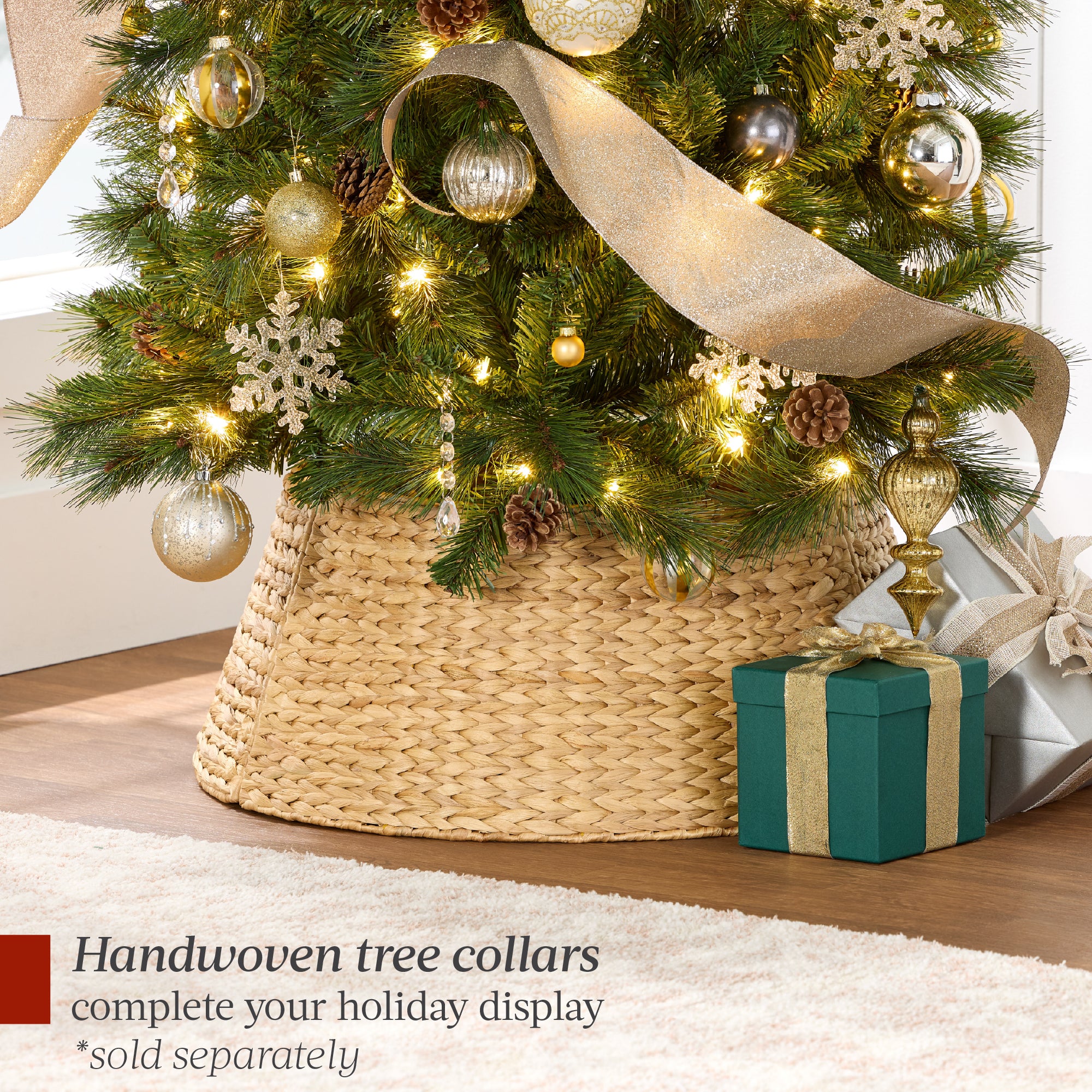 Pre-Lit Artificial Scotch Pine Pencil Christmas Tree w/ Metal Stand - Image 27