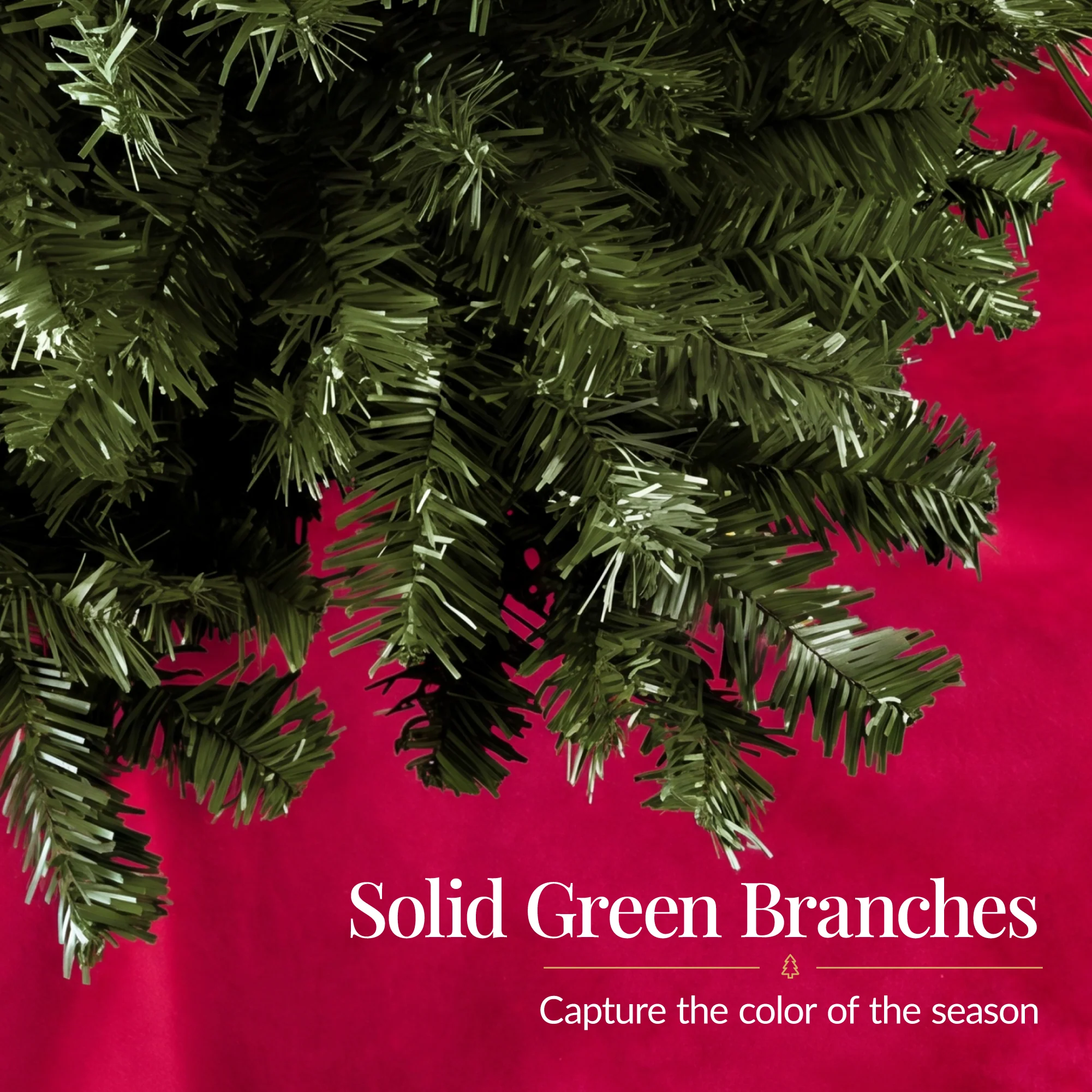 Pre-Lit Artificial Green Spruce Christmas Tree, w/Easy Assembly - Image 40