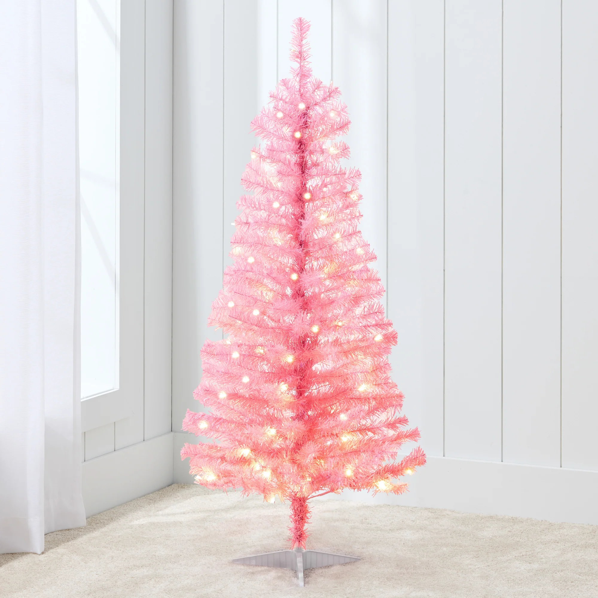 Pre-lit Colorful Mini Spruce Christmas Tree w/ LED Lights - 4ft - Image 25