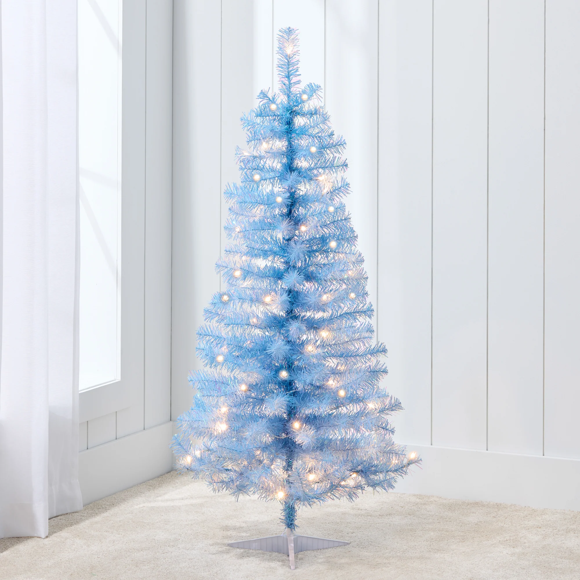 Pre-lit Colorful Mini Spruce Christmas Tree w/ LED Lights - 4ft - Image 41