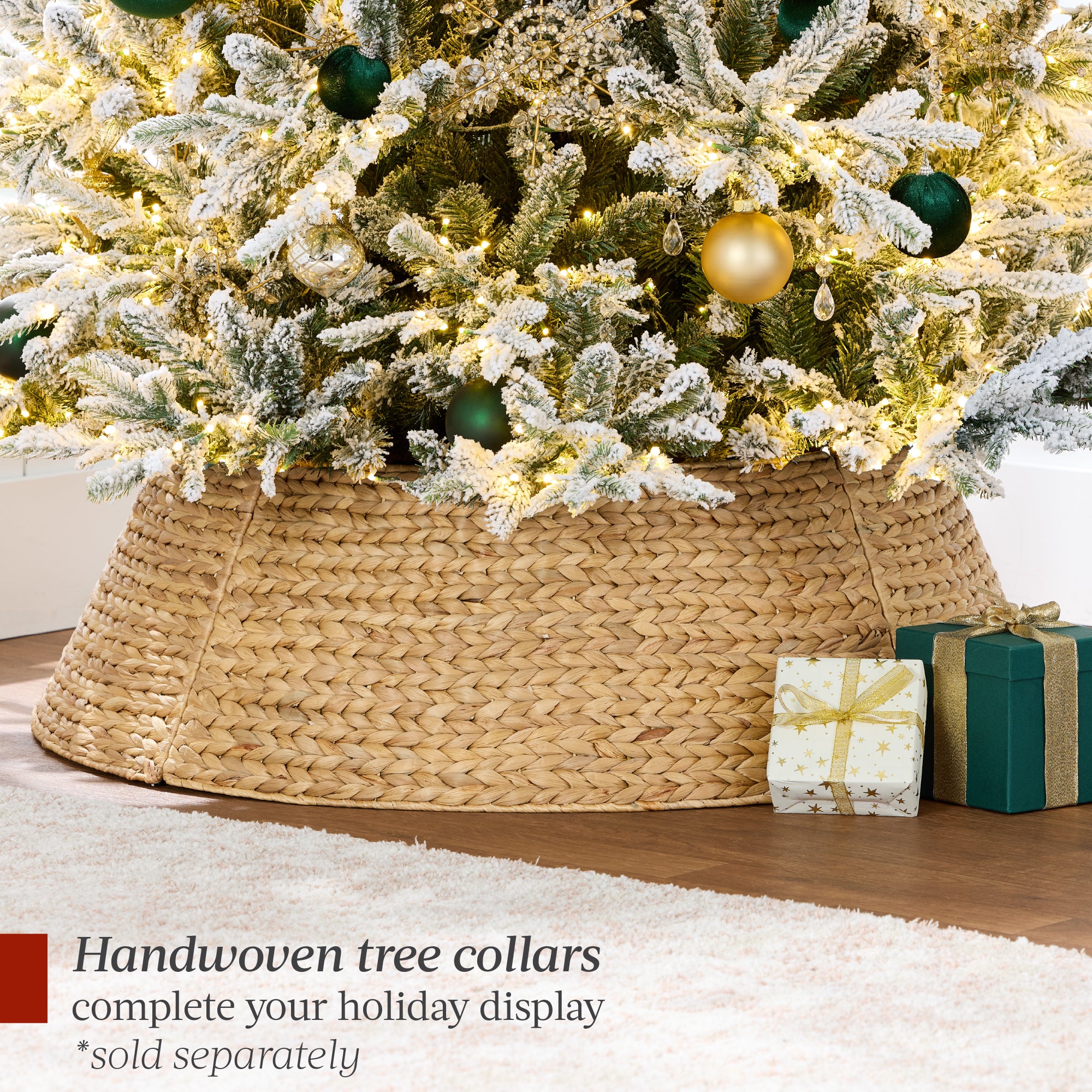 Pre-Lit Flocked Full Aspen Christmas Tree w/ 2-in-1 Twinkling Micro LEDs - Image 23