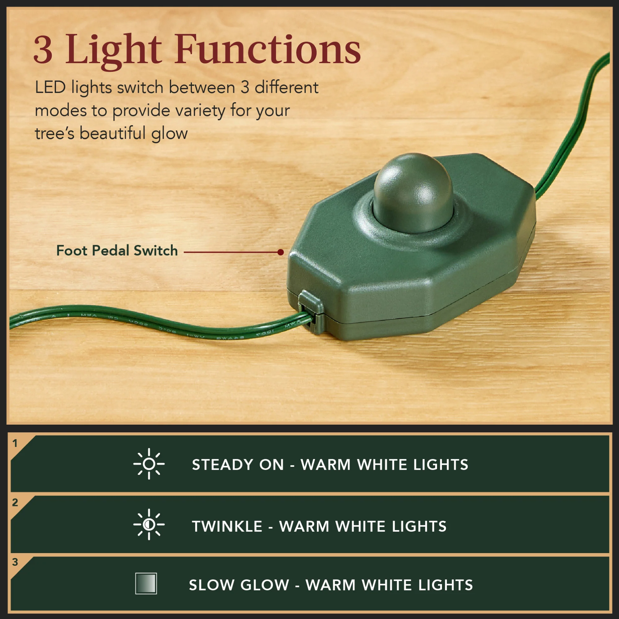 Pre-Lit Frosted Artificial Blue Spruce Christmas Tree, w/Easy Assembly - Image 3