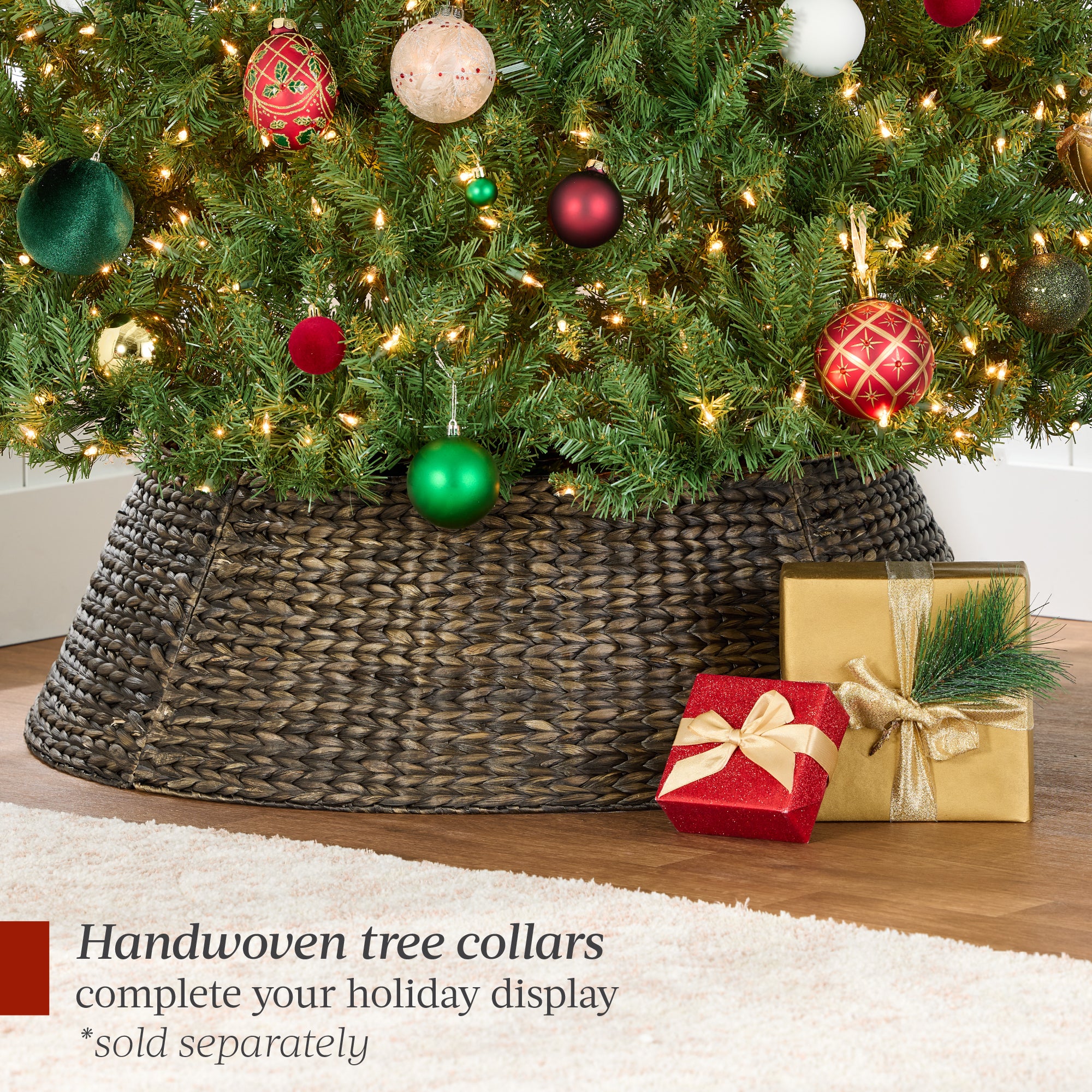Pre-Lit Hinged Douglas Artificial Christmas Tree w/ Stand - Image 23