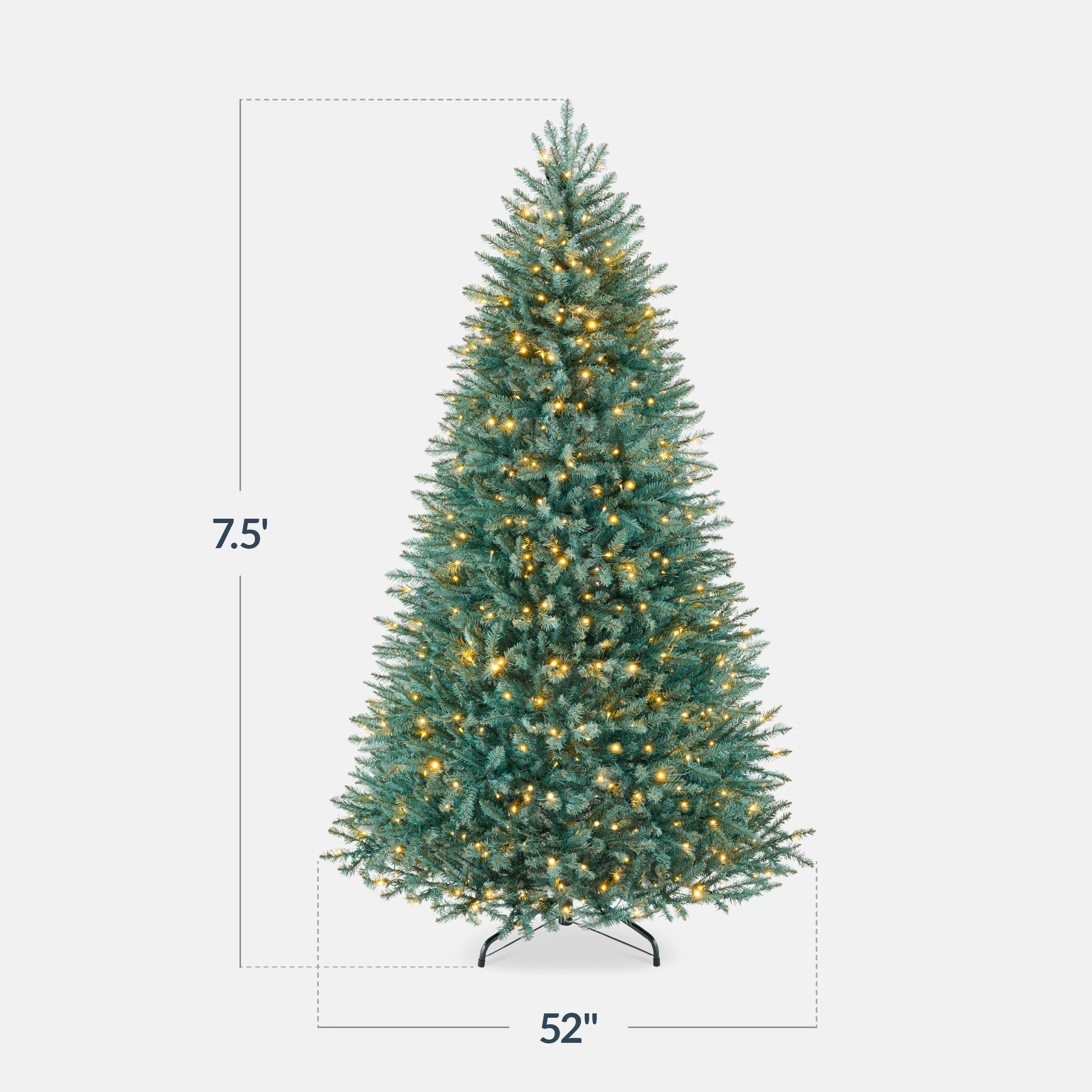 Pre-Lit Premium Artificial Nordic Fir Christmas Tree w/ 2-in-1 Twinkle LEDs - Image 18
