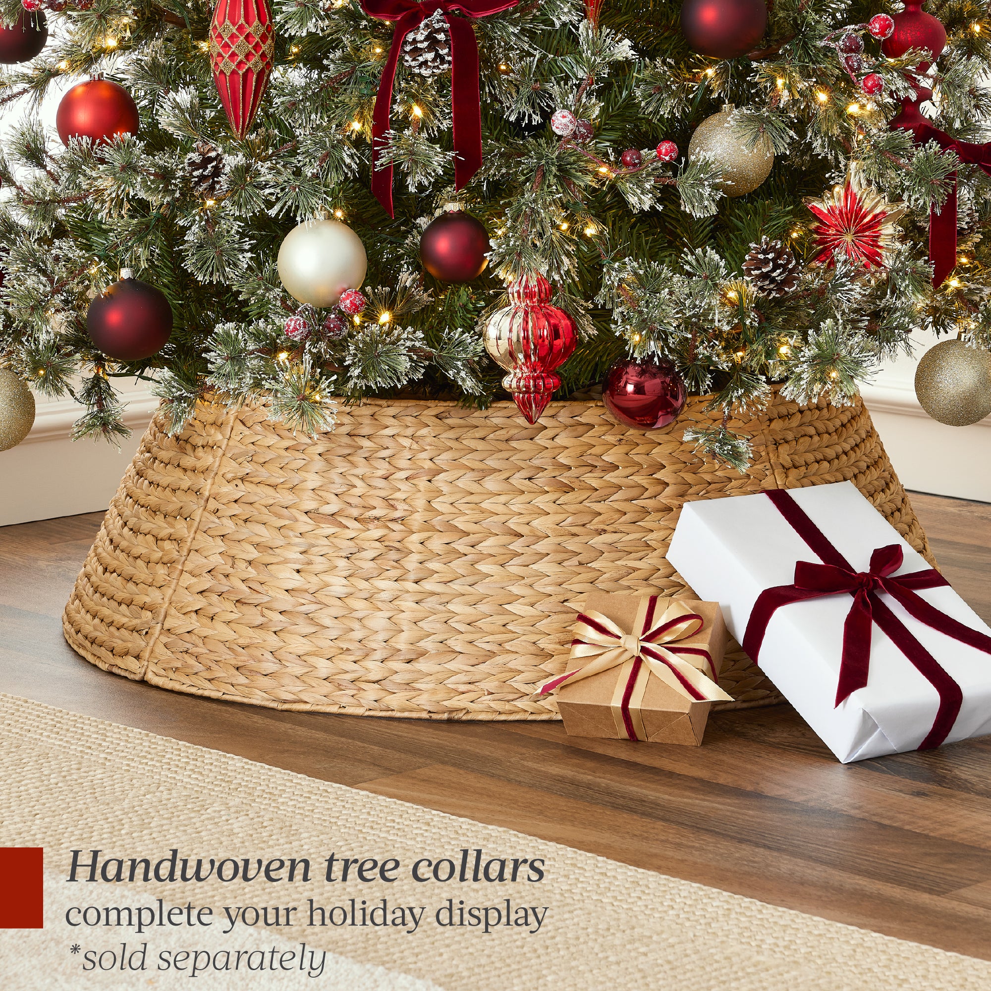 Pre-Lit Premium Semi-Flocked Cashmere Christmas Tree - Image 27