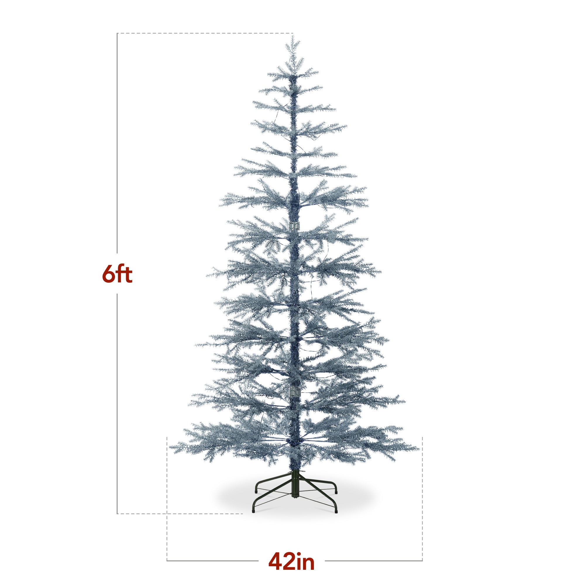 Pre-Lit Sparse Christmas Tree w/ 2-in-1 LED Lights, Cordless Connection - Image 2