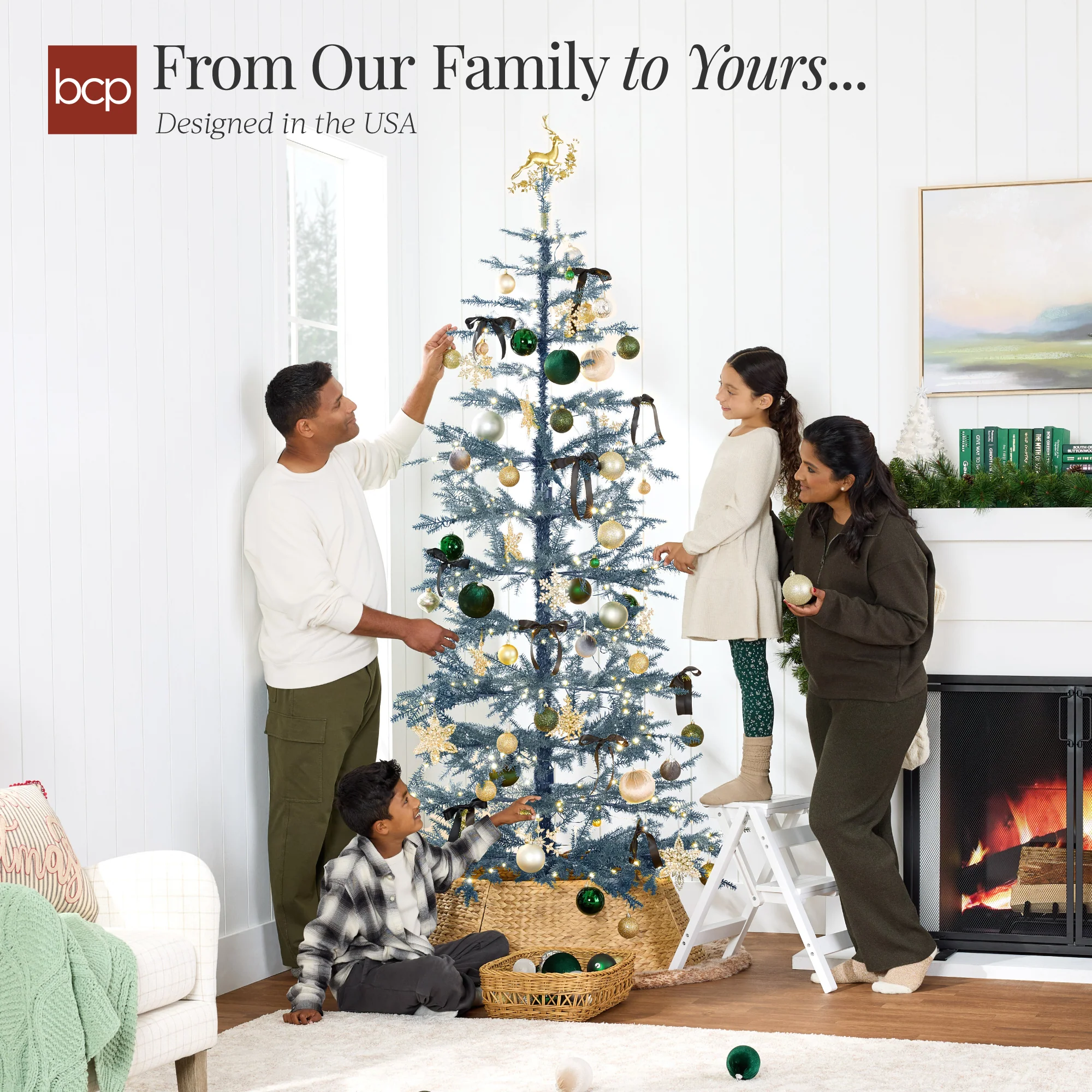 Pre-Lit Sparse Christmas Tree w/ 2-in-1 LED Lights, Cordless Connection - Image 5
