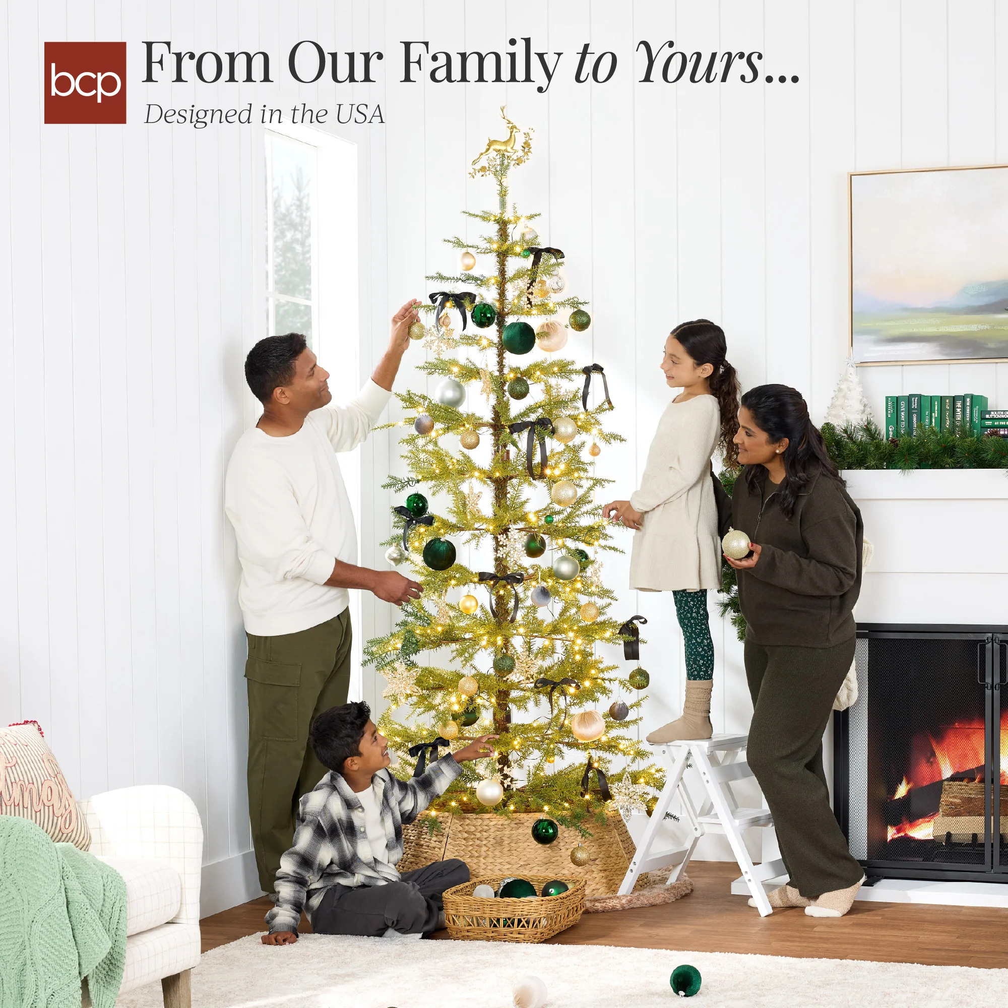 Pre-Lit Sparse Christmas Tree w/ 2-in-1 LED Lights, Cordless Connection - Image 5