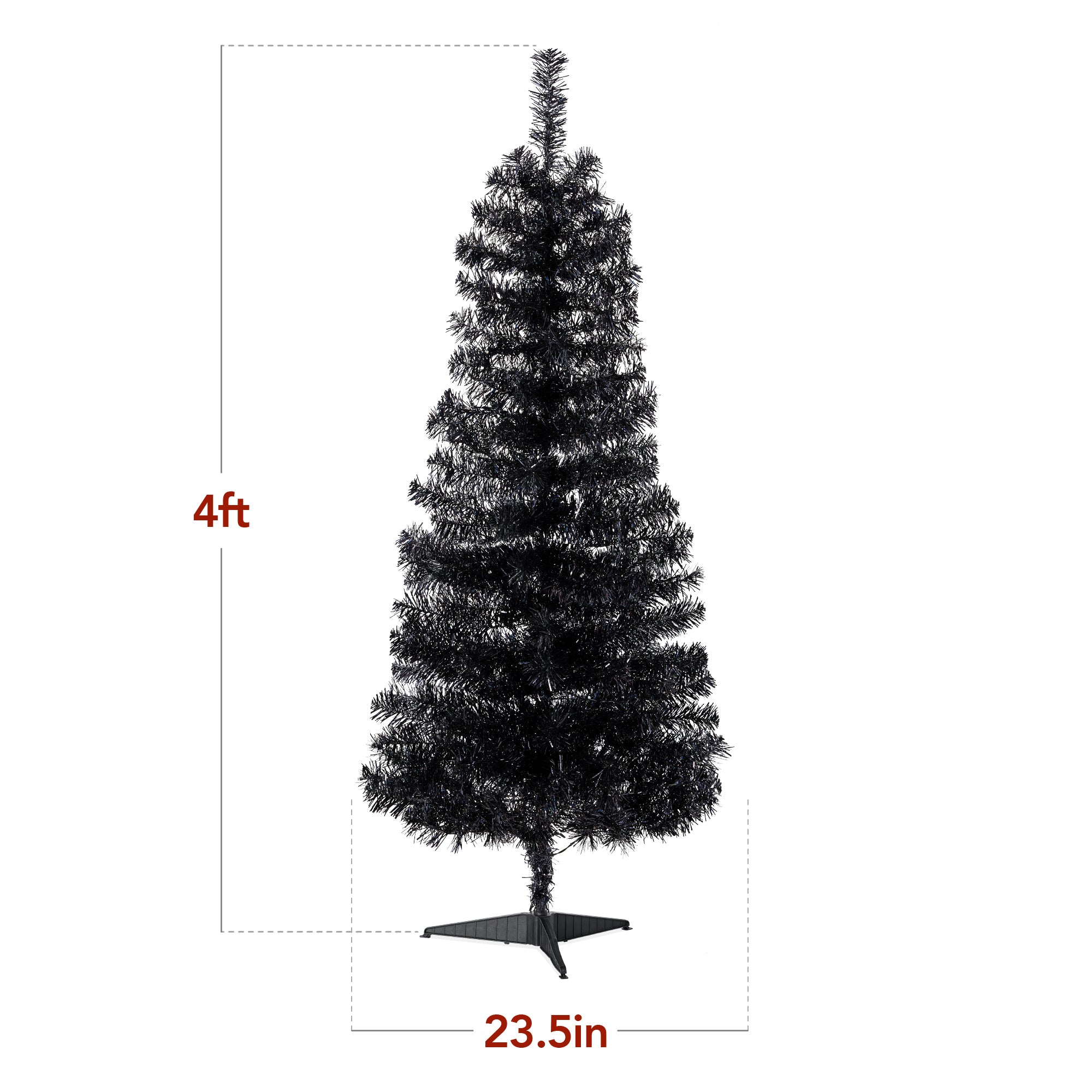 Prelit Colorful Mini Spruce Christmas Tree w/ LED Lights - 4ft - Image 40