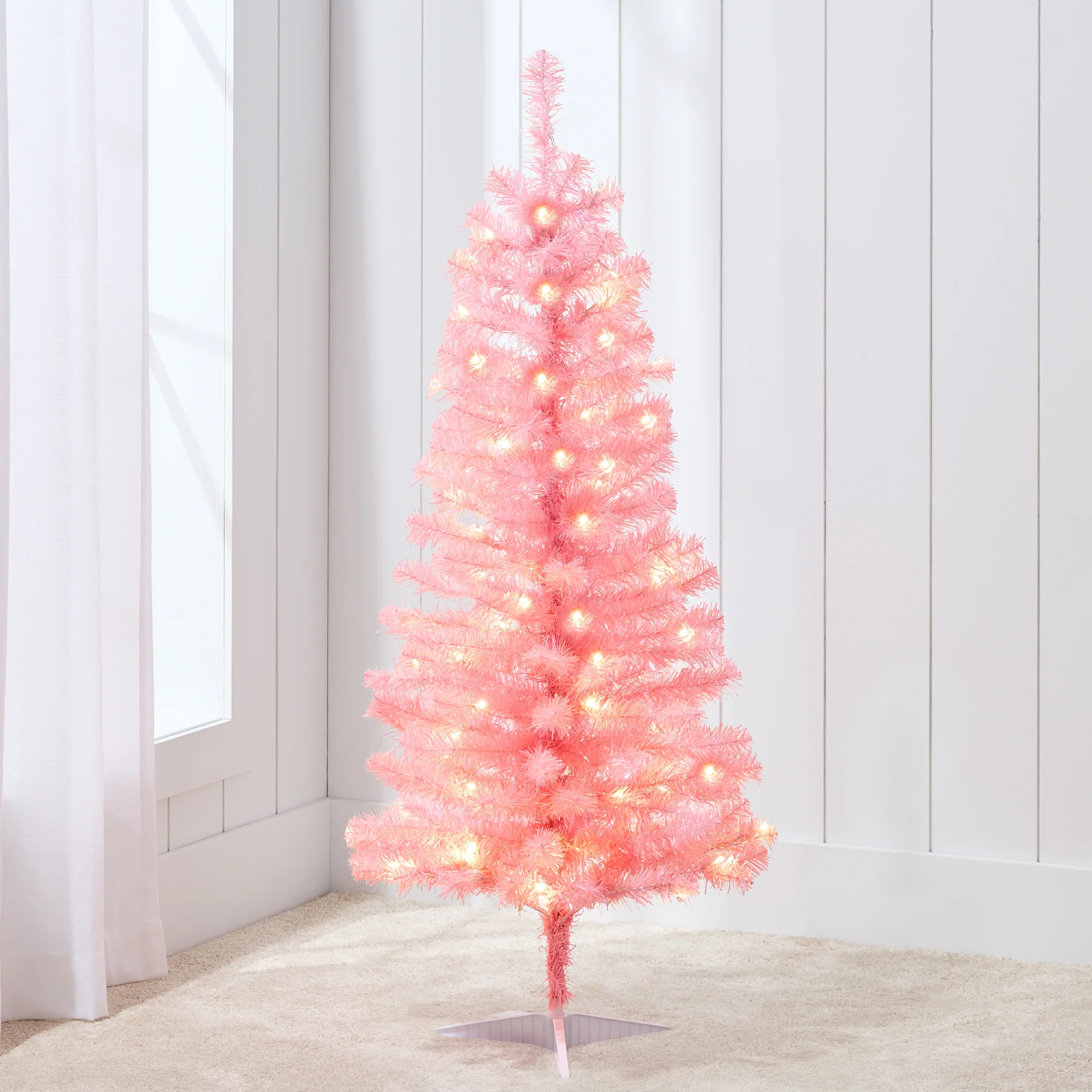 Prelit Colorful Mini Spruce Christmas Tree w/ LED Lights - 4ft - Image 41
