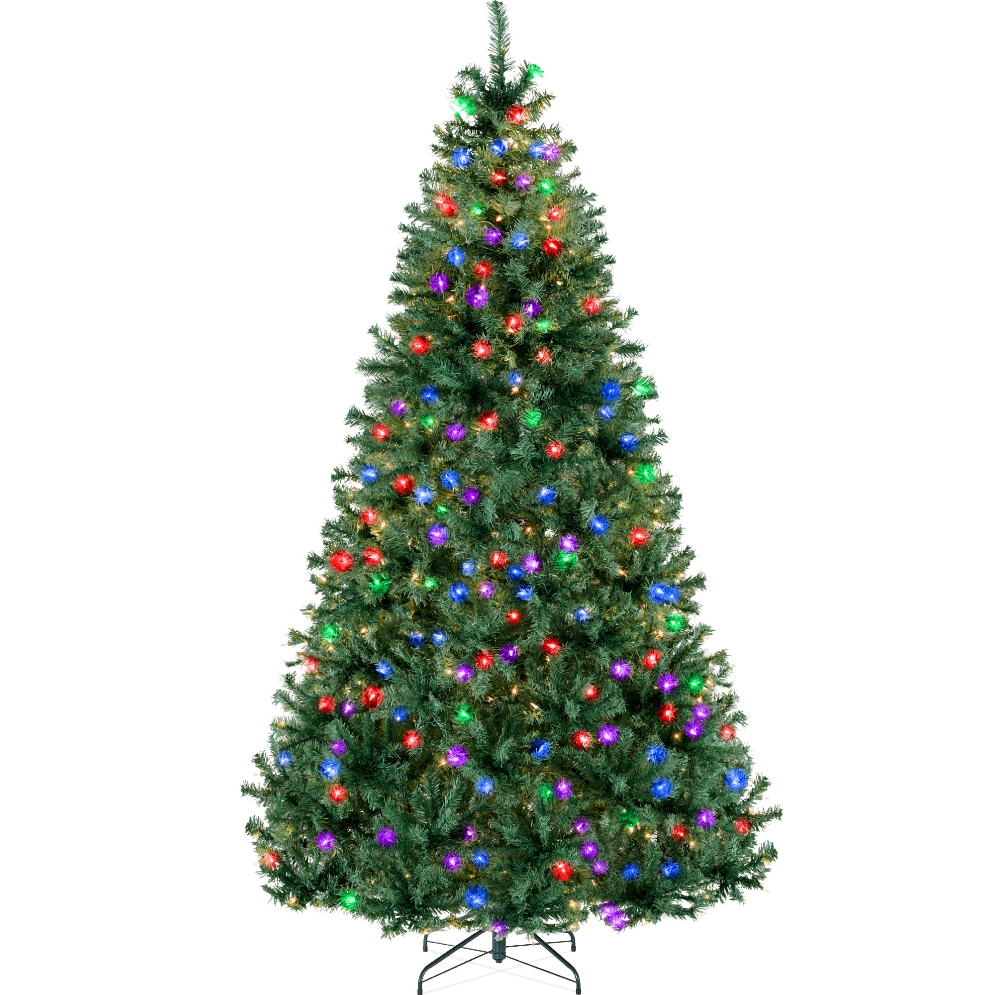 Premium Artificial Pre-Lit Pine Christmas Tree w/ 1,000 Tips, 250 Lights - Image 10