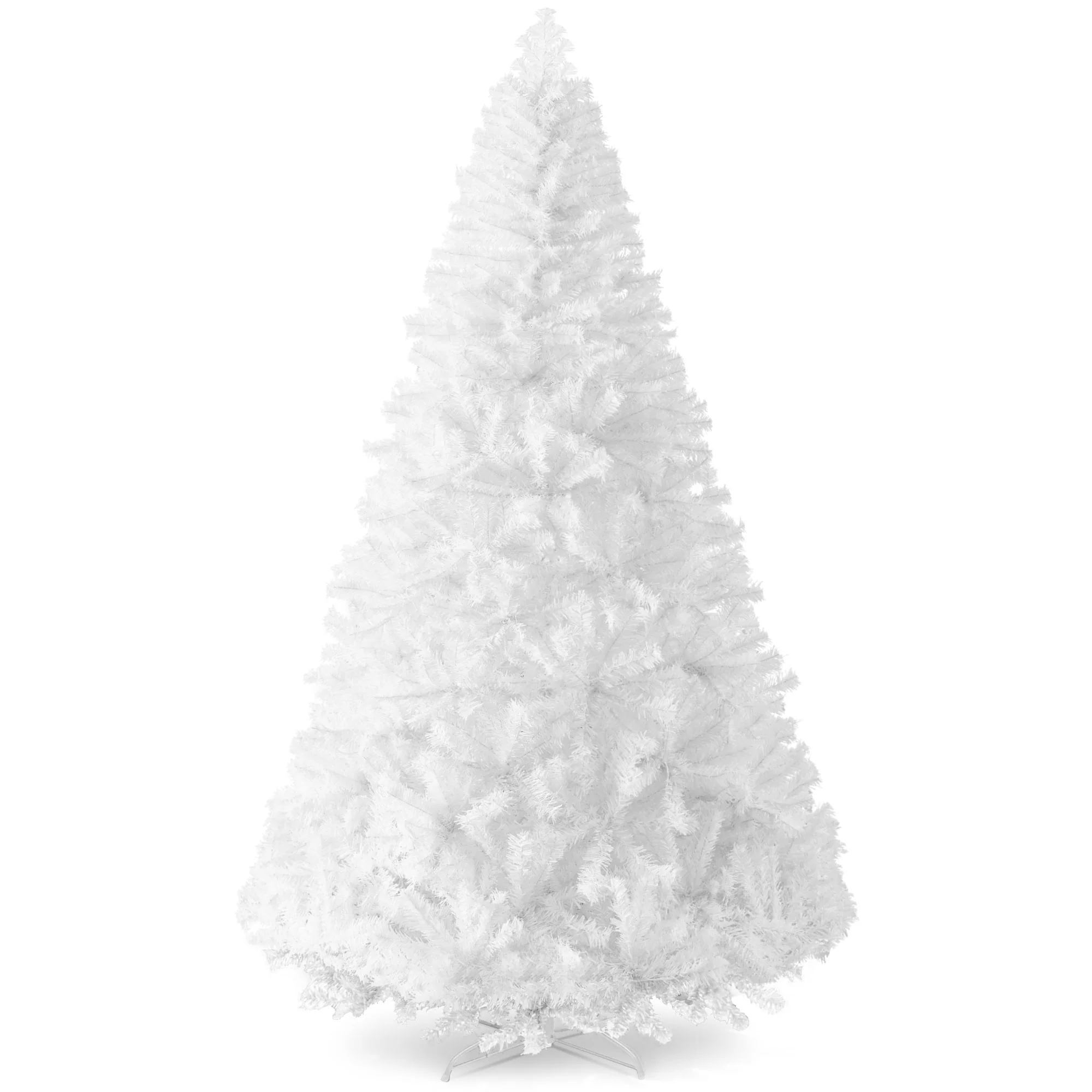 Artificial White Christmas Tree, Unlit Pine Design w/Easy Assembly - Image 10