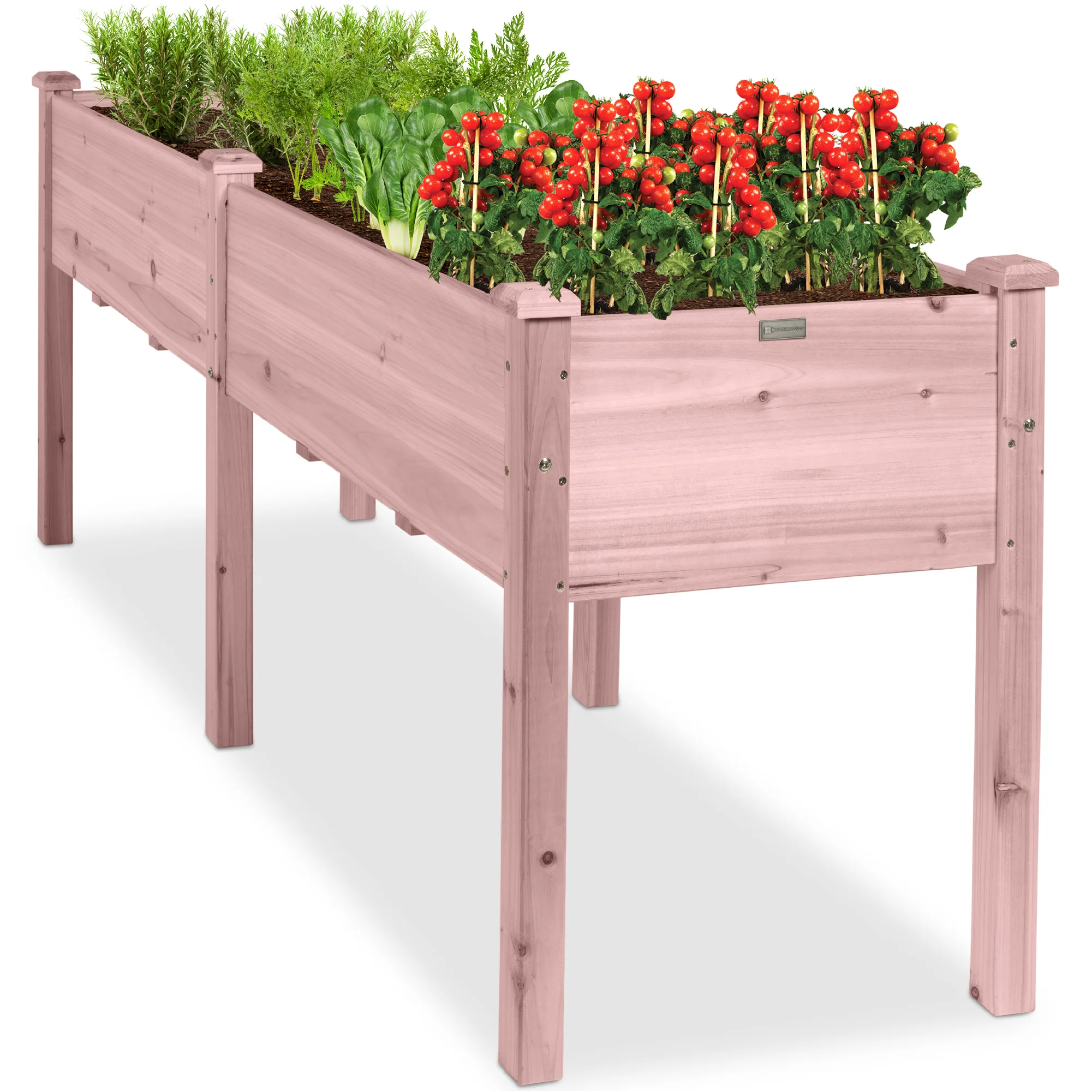 Raised Garden Bed, Elevated Wood Garden Planter Stand - 72x24x30in - Image 29