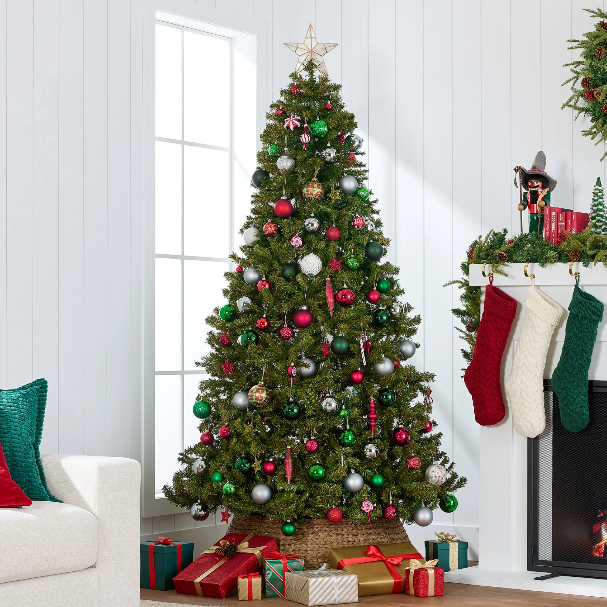 Unlit Artificial Green Spruce Christmas Tree, w/Easy Assembly - Image 17
