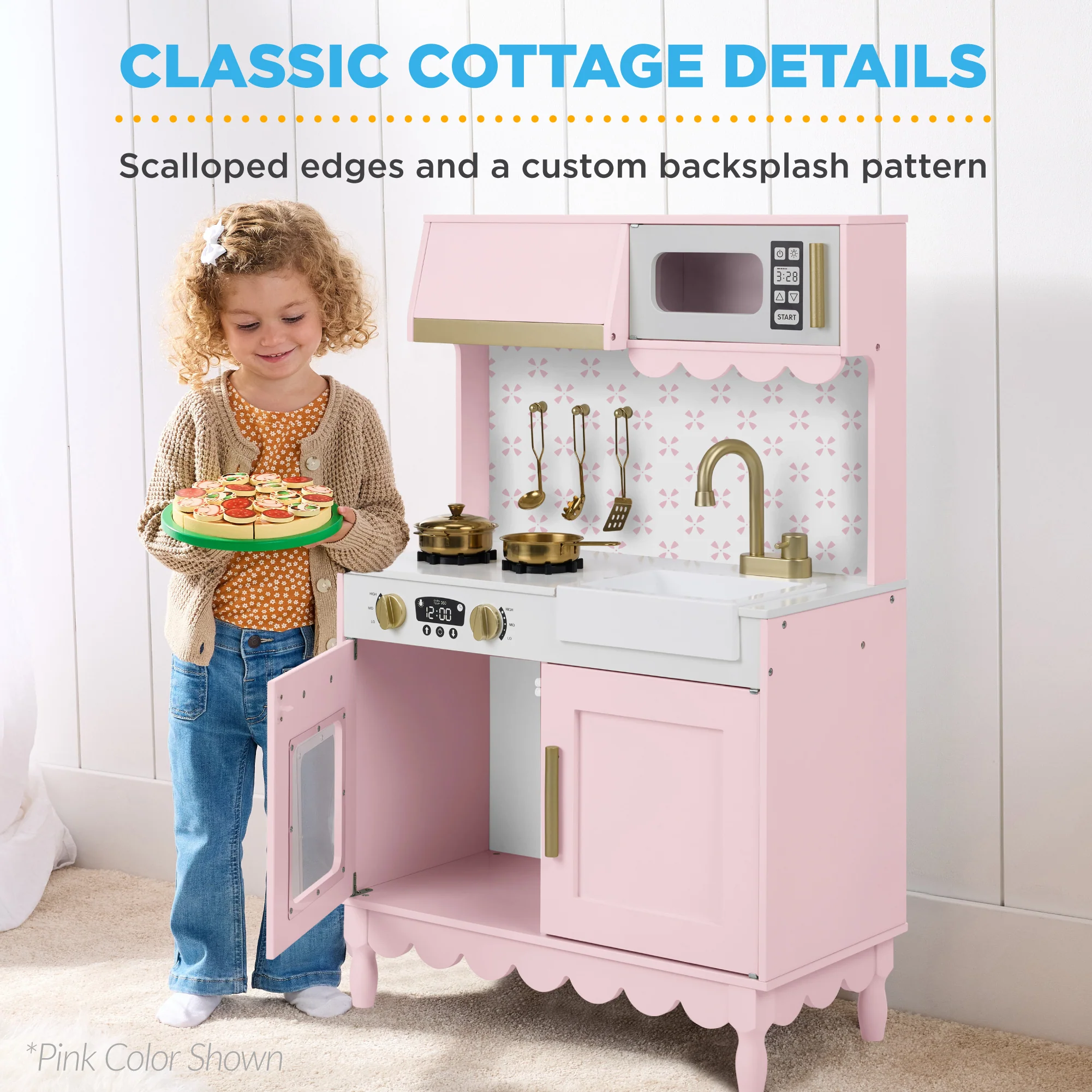 Toddler Kitchen Playset - Pretend Cooking Set - Image 22
