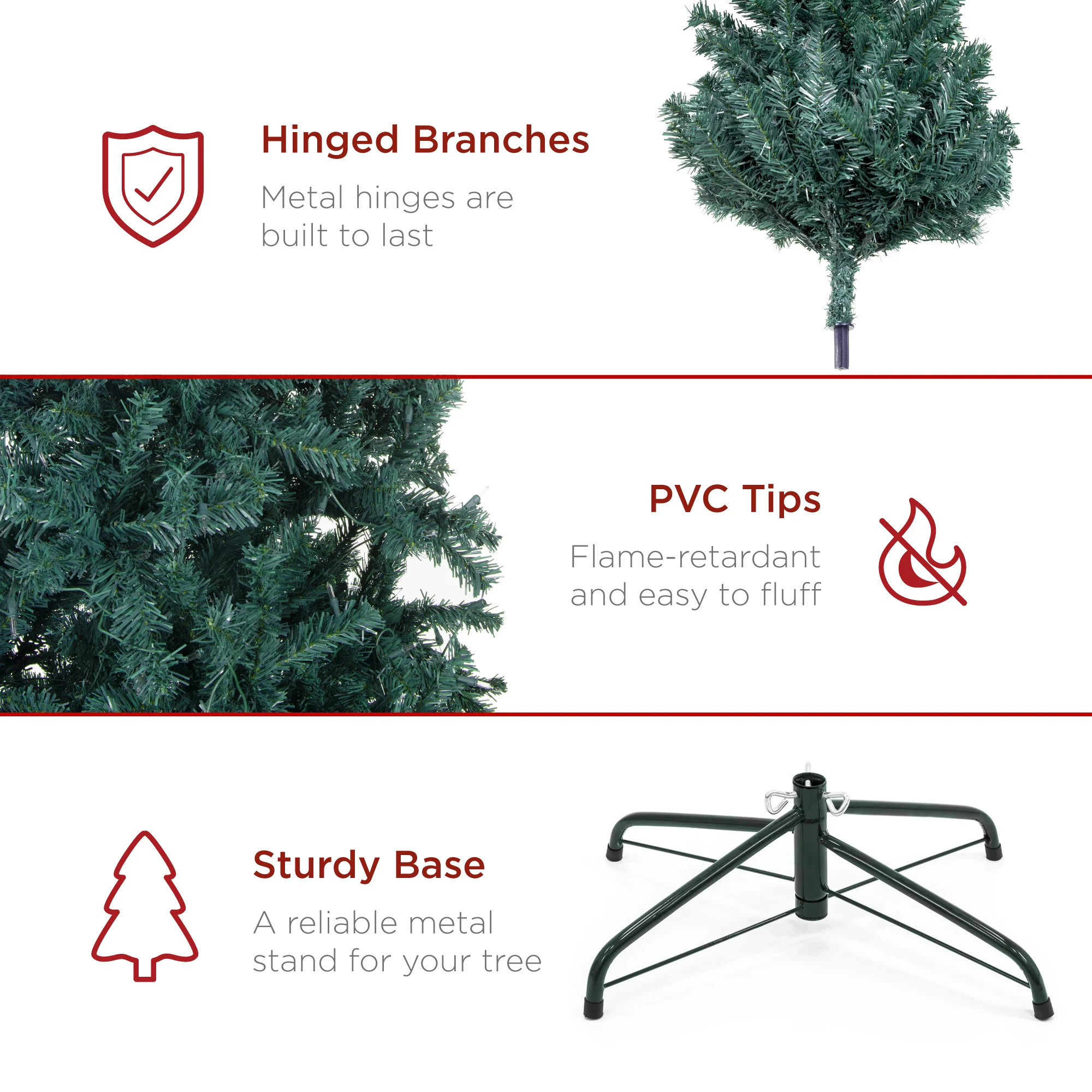 Unlit Artificial Blue Spruce Christmas Tree, w/Easy Assembly - Image 13