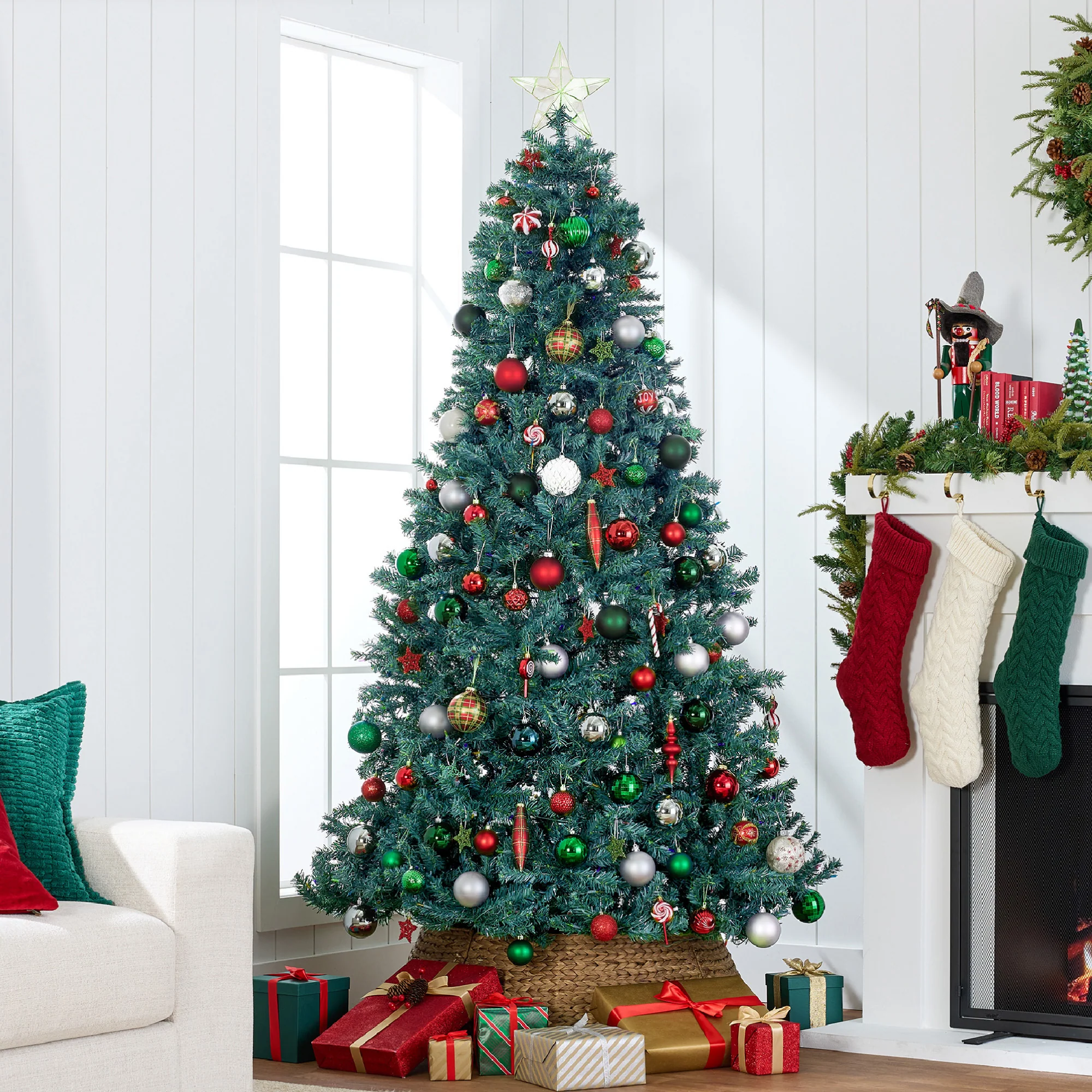 Unlit Artificial Blue Spruce Christmas Tree, w/Easy Assembly - Image 17