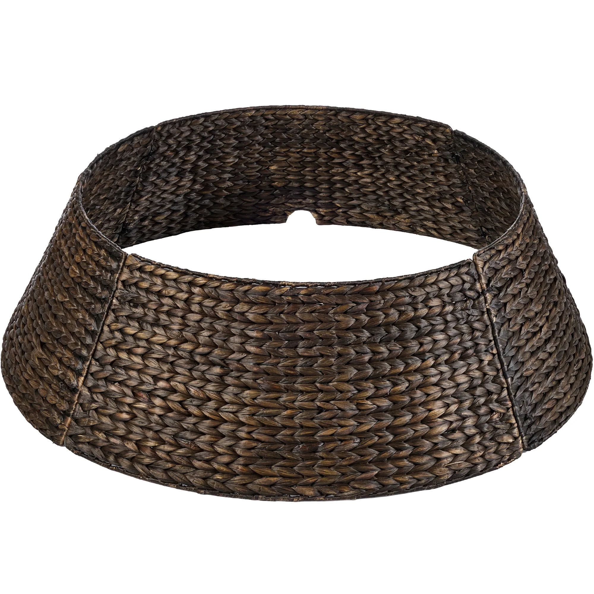 Woven Hyacinth Christmas Holiday Tree Collar - 24in - Image 19