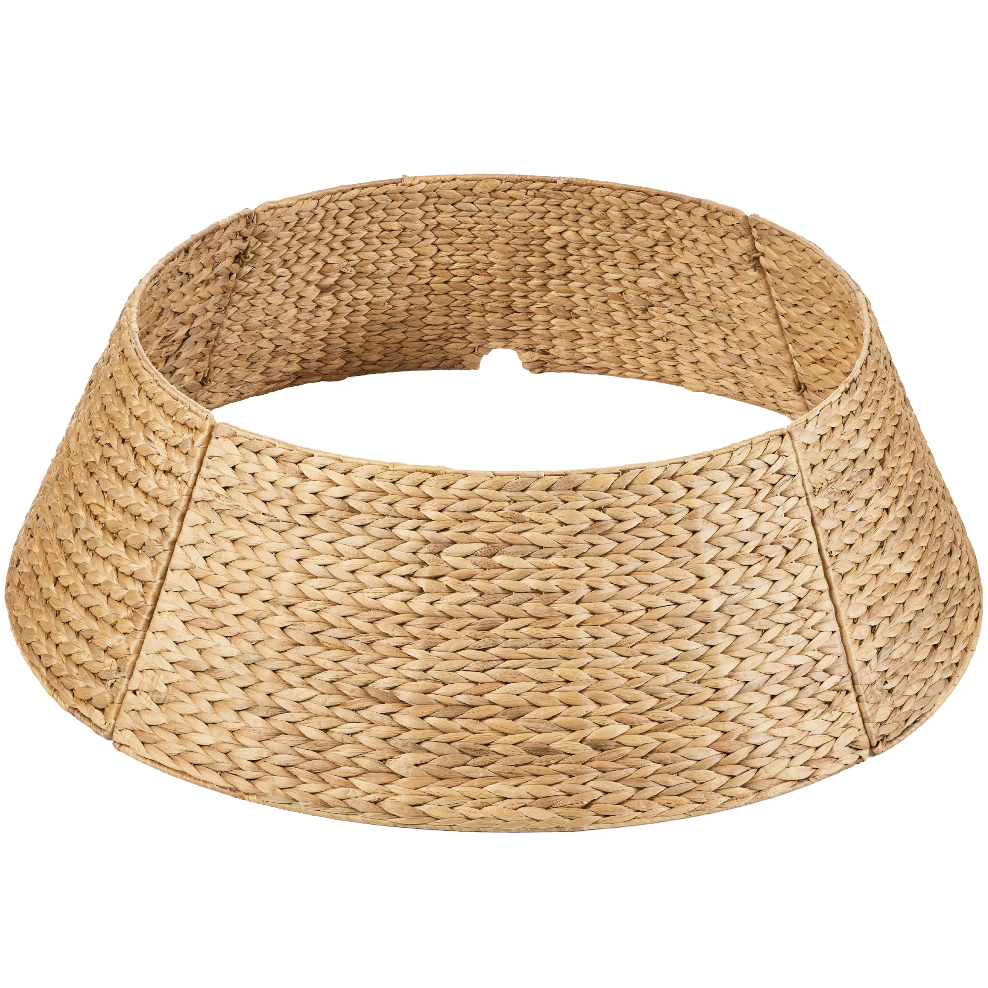 Woven Hyacinth Christmas Holiday Tree Collar - 36in - Image 19