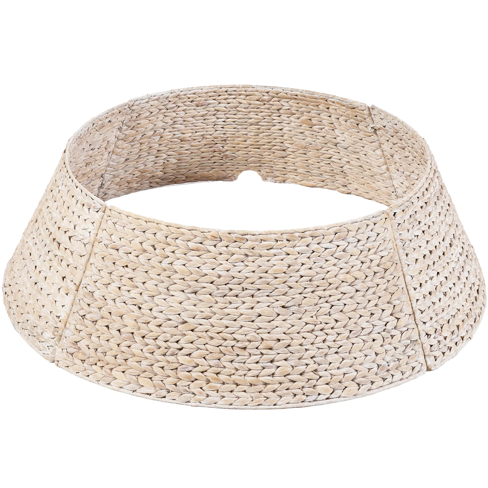 Woven Hyacinth Christmas Holiday Tree Collar - 36in - Image 28