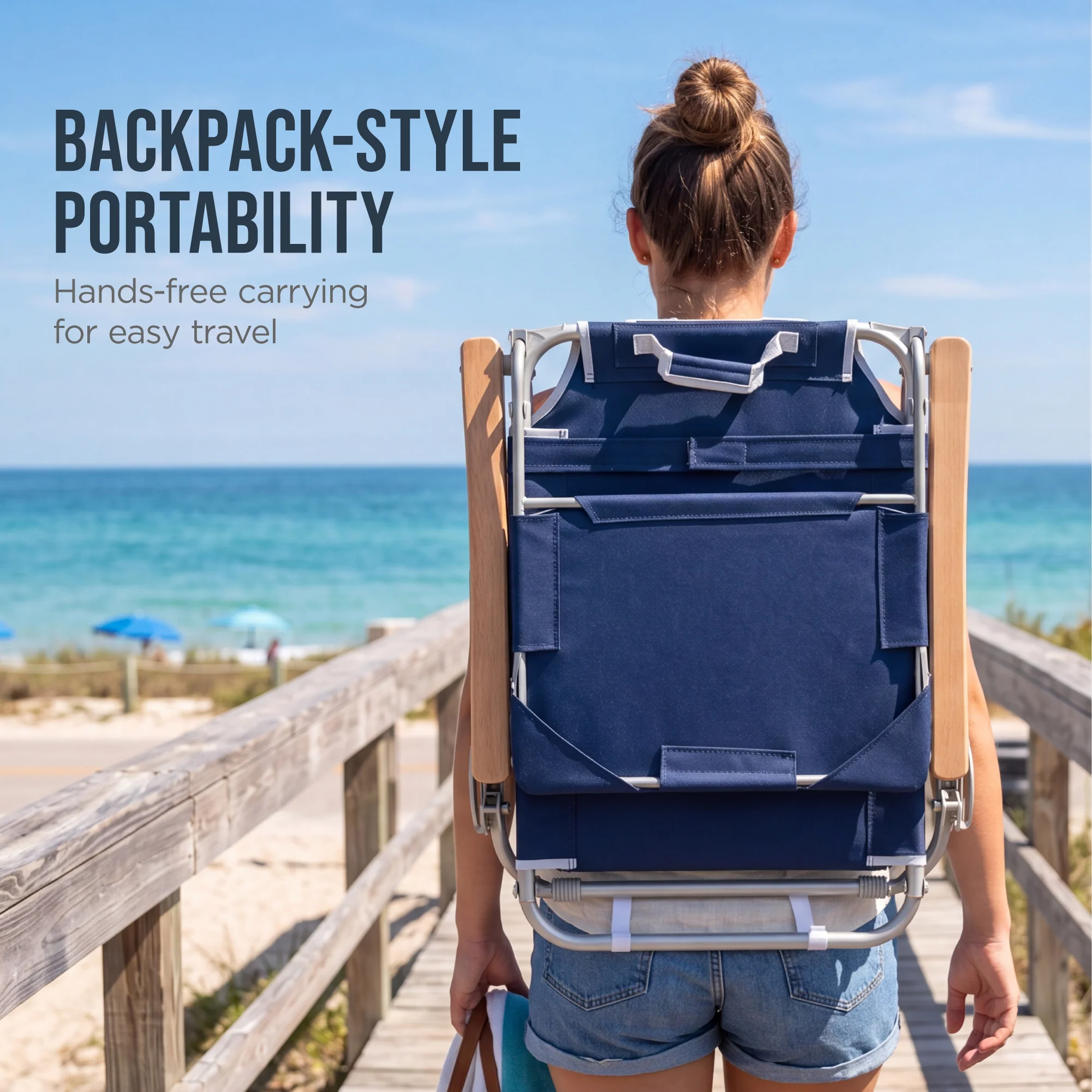 Zero Gravity Beach Chair with Adjustable Canopy and Carry Straps - Image 23